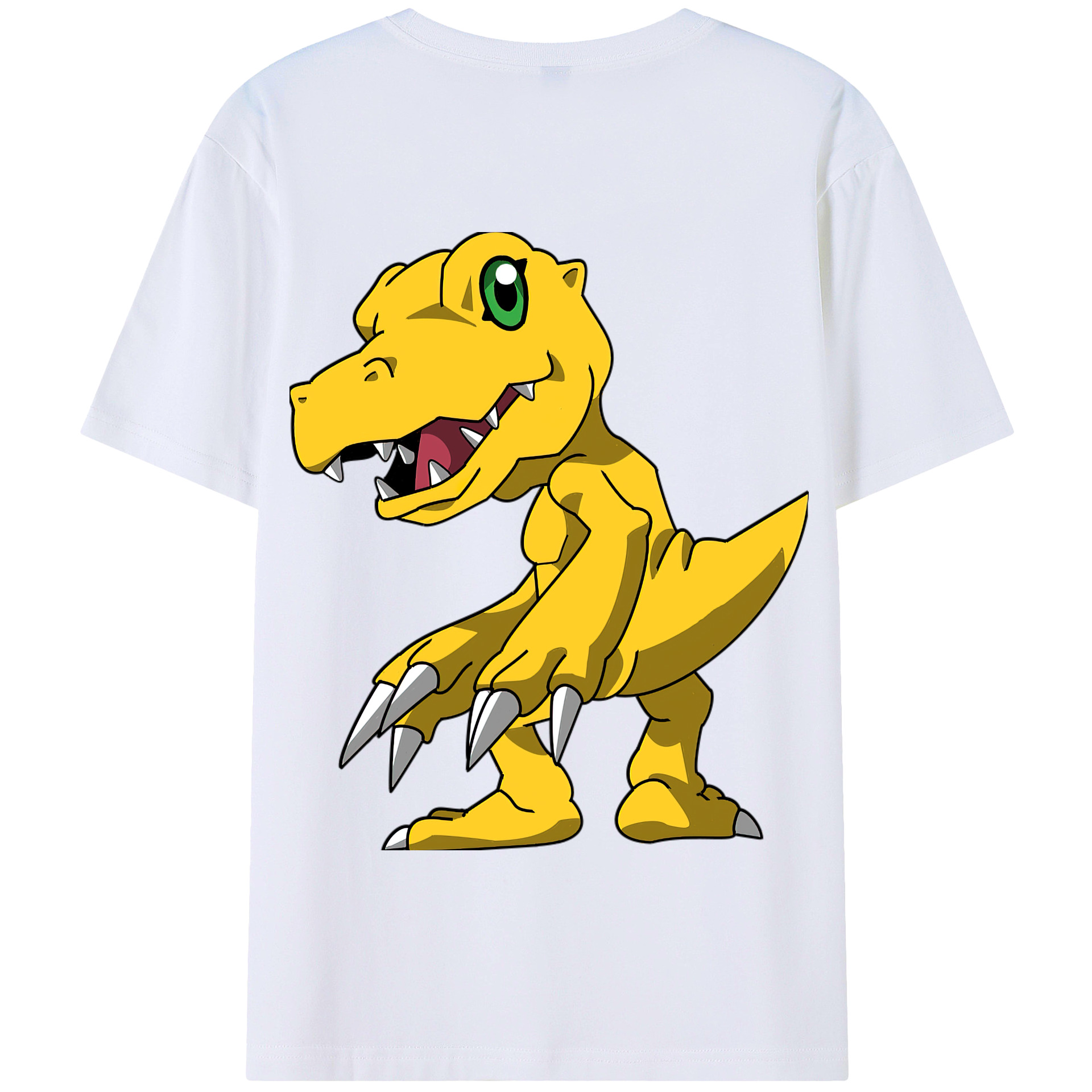 （画像用） Digimon デジタルモンスター/デジモン 綿100％半袖Tシャツ（背面プリント）