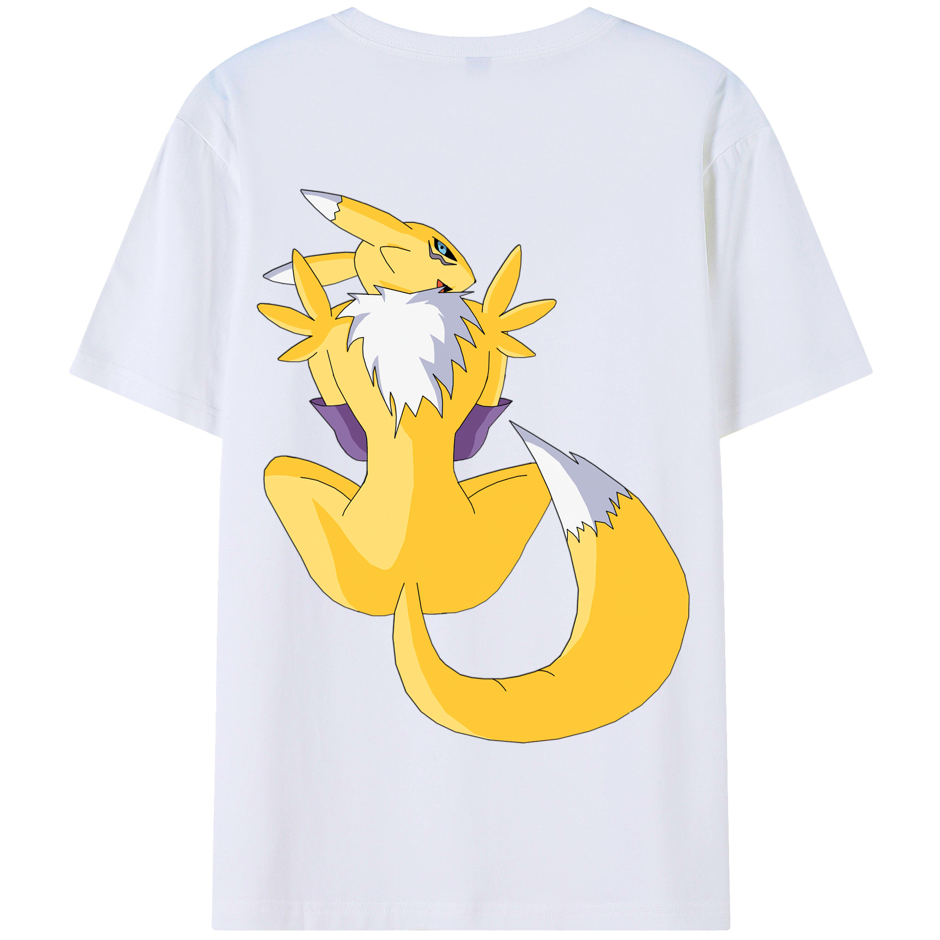 （画像用） Digimon デジタルモンスター/デジモン 綿100％半袖Tシャツ（背面プリント）