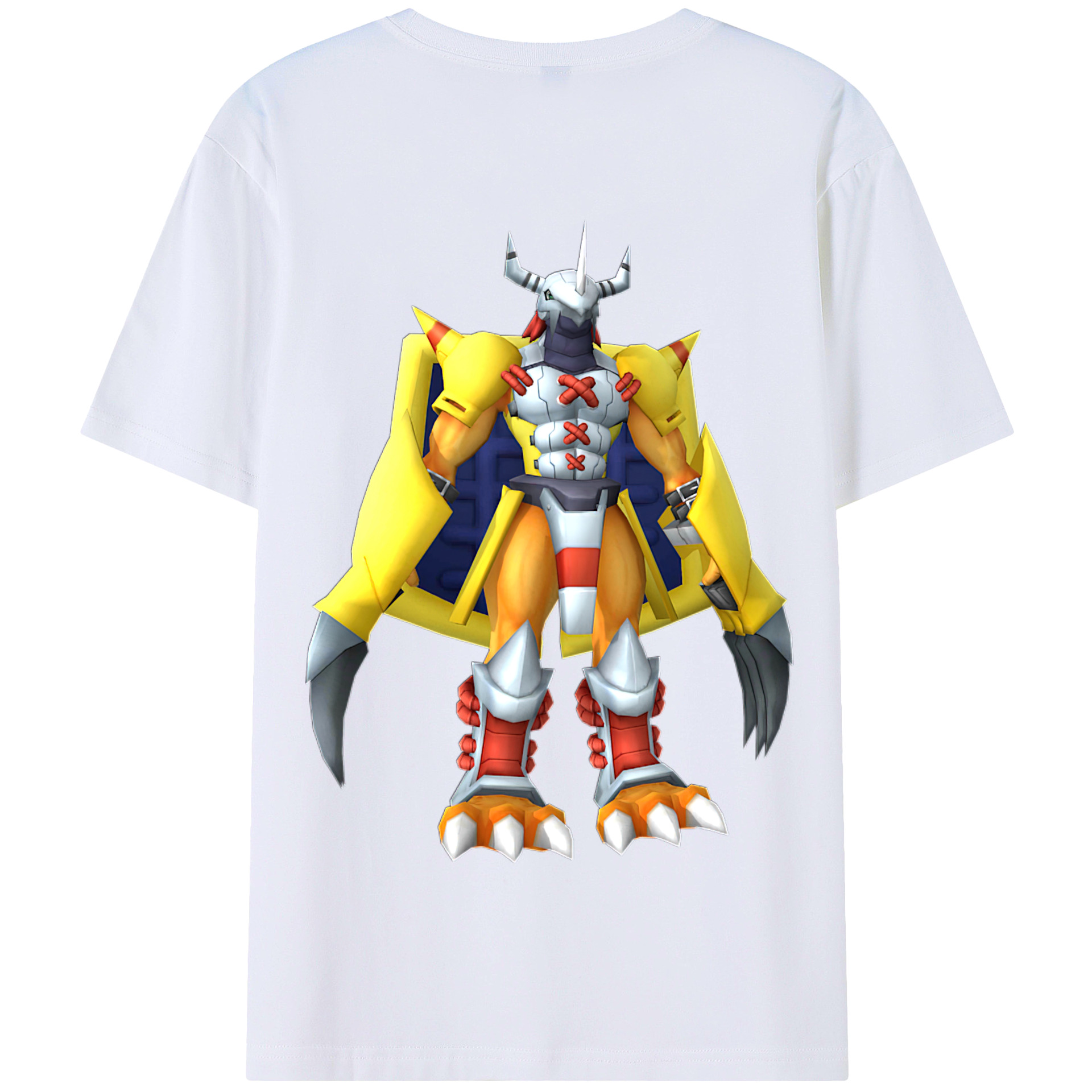 （画像用） Digimon デジタルモンスター/デジモン 綿100％半袖Tシャツ（背面プリント）