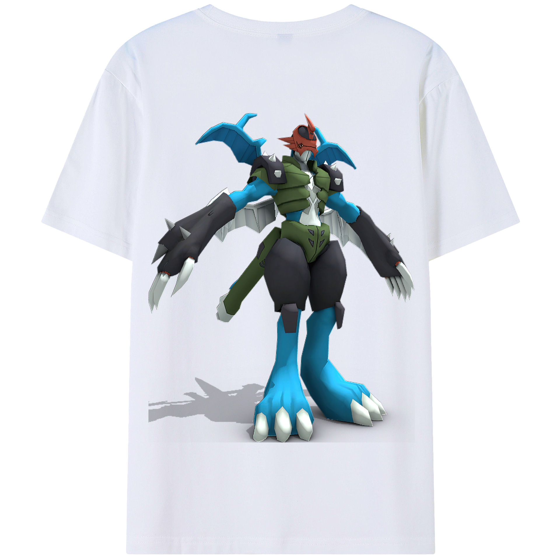 （画像用） Digimon デジタルモンスター/デジモン 綿100％半袖Tシャツ（背面プリント）