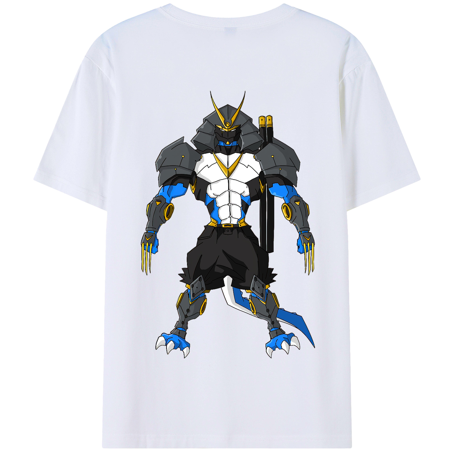 （画像用） Digimon デジタルモンスター/デジモン 綿100％半袖Tシャツ（背面プリント）