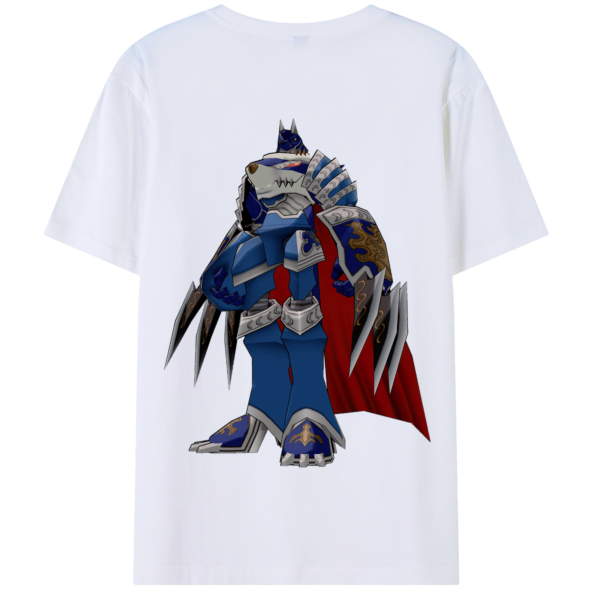 （画像用） Digimon デジタルモンスター/デジモン 綿100％半袖Tシャツ（背面プリント）