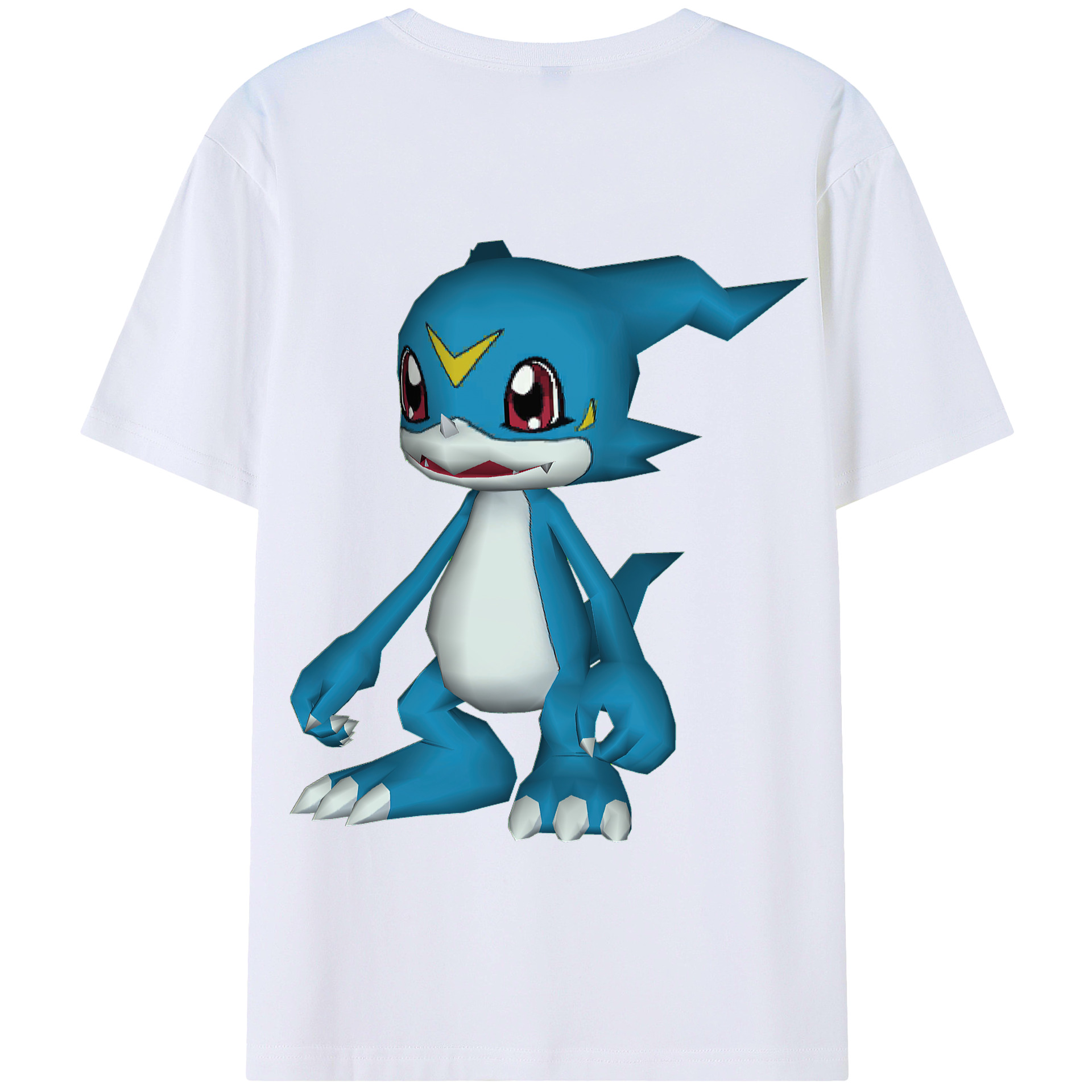 （画像用） Digimon デジタルモンスター/デジモン 綿100％半袖Tシャツ（背面プリント）