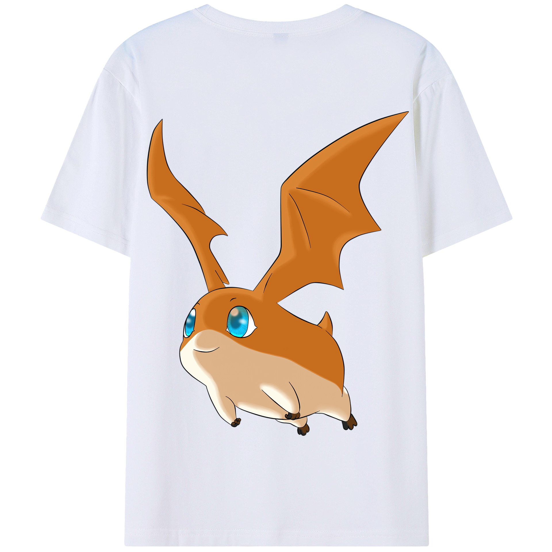 （画像用） Digimon デジタルモンスター/デジモン 綿100％半袖Tシャツ（背面プリント）