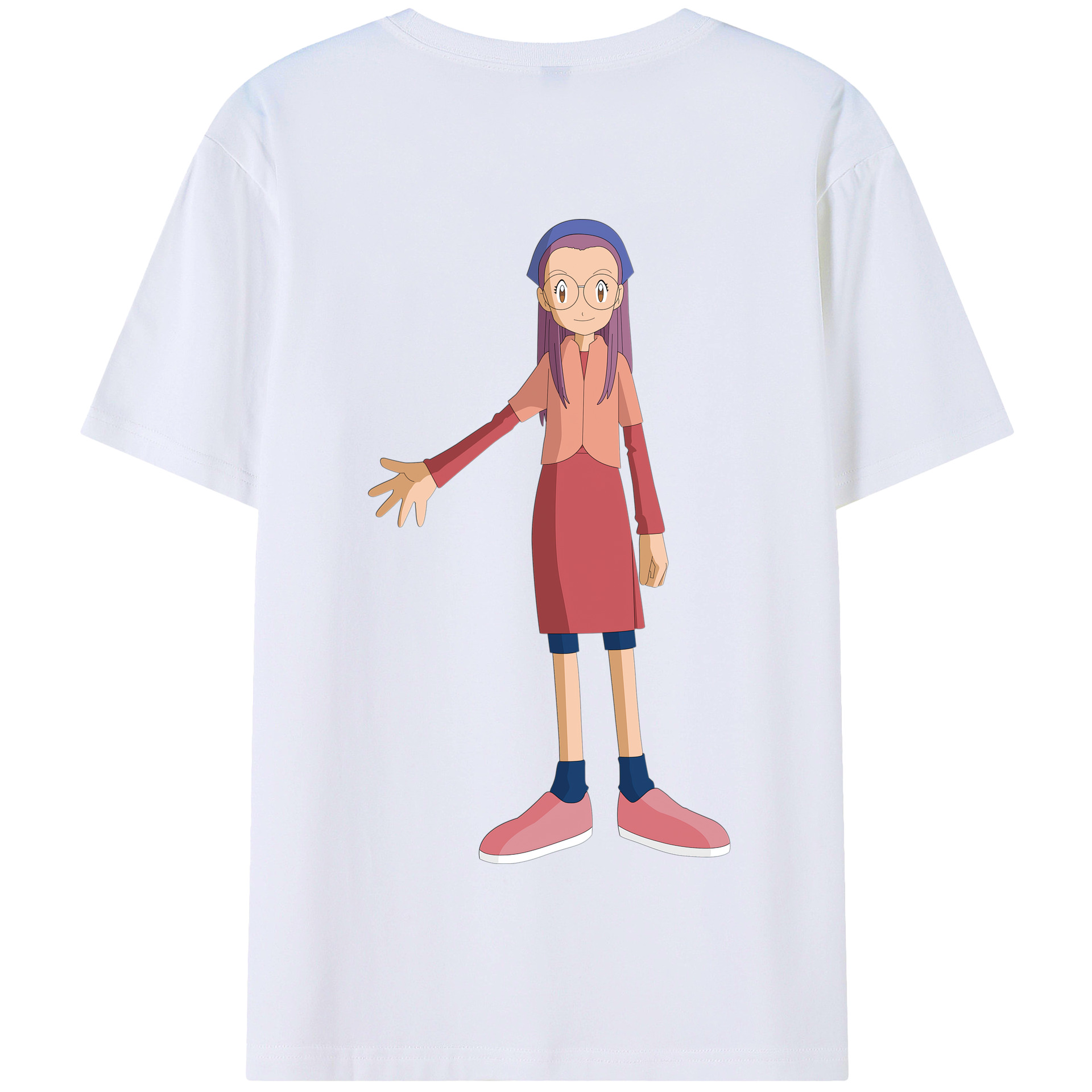 （画像用） Digimon デジタルモンスター/デジモン 綿100％半袖Tシャツ（背面プリント）