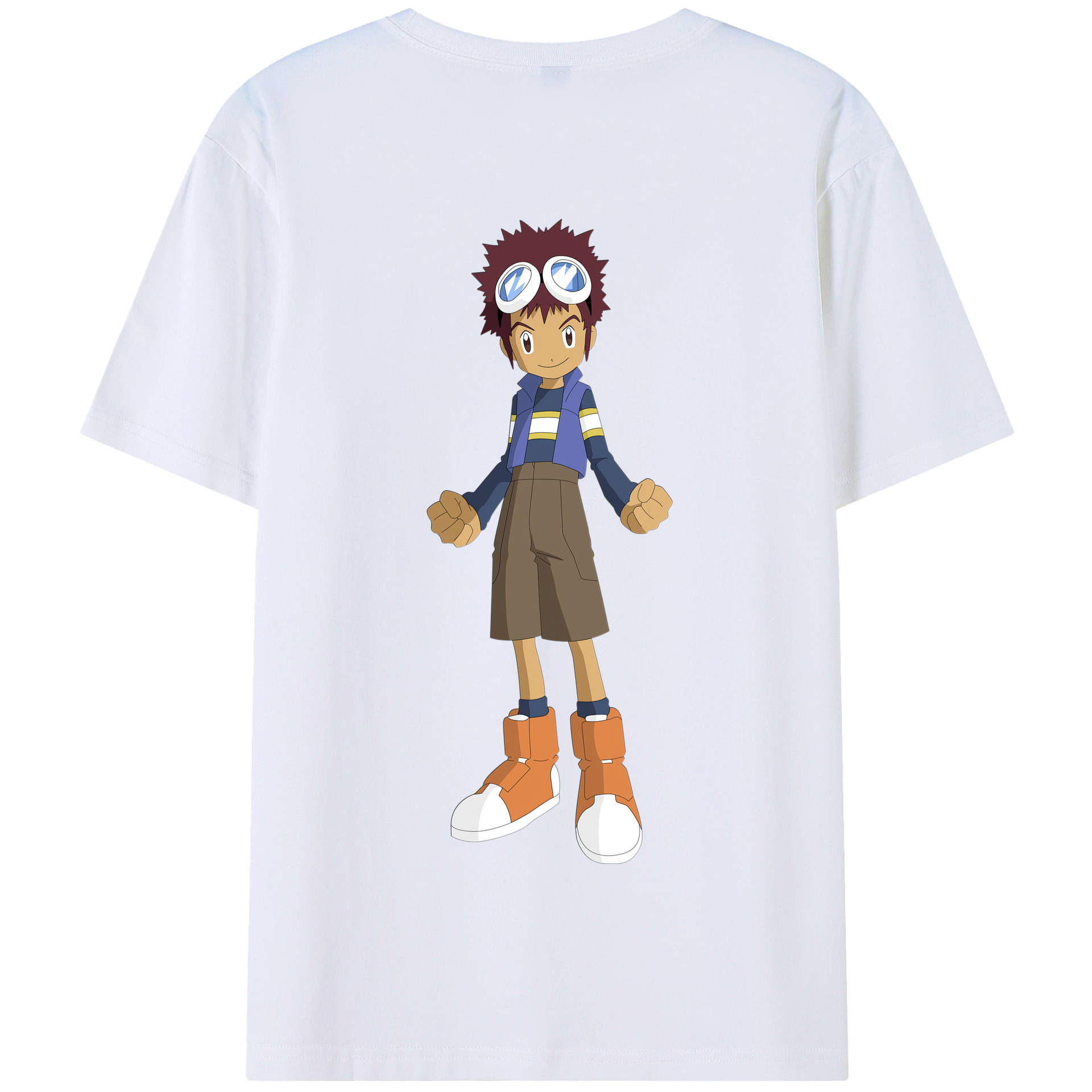 （画像用） Digimon デジタルモンスター/デジモン 綿100％半袖Tシャツ（背面プリント）
