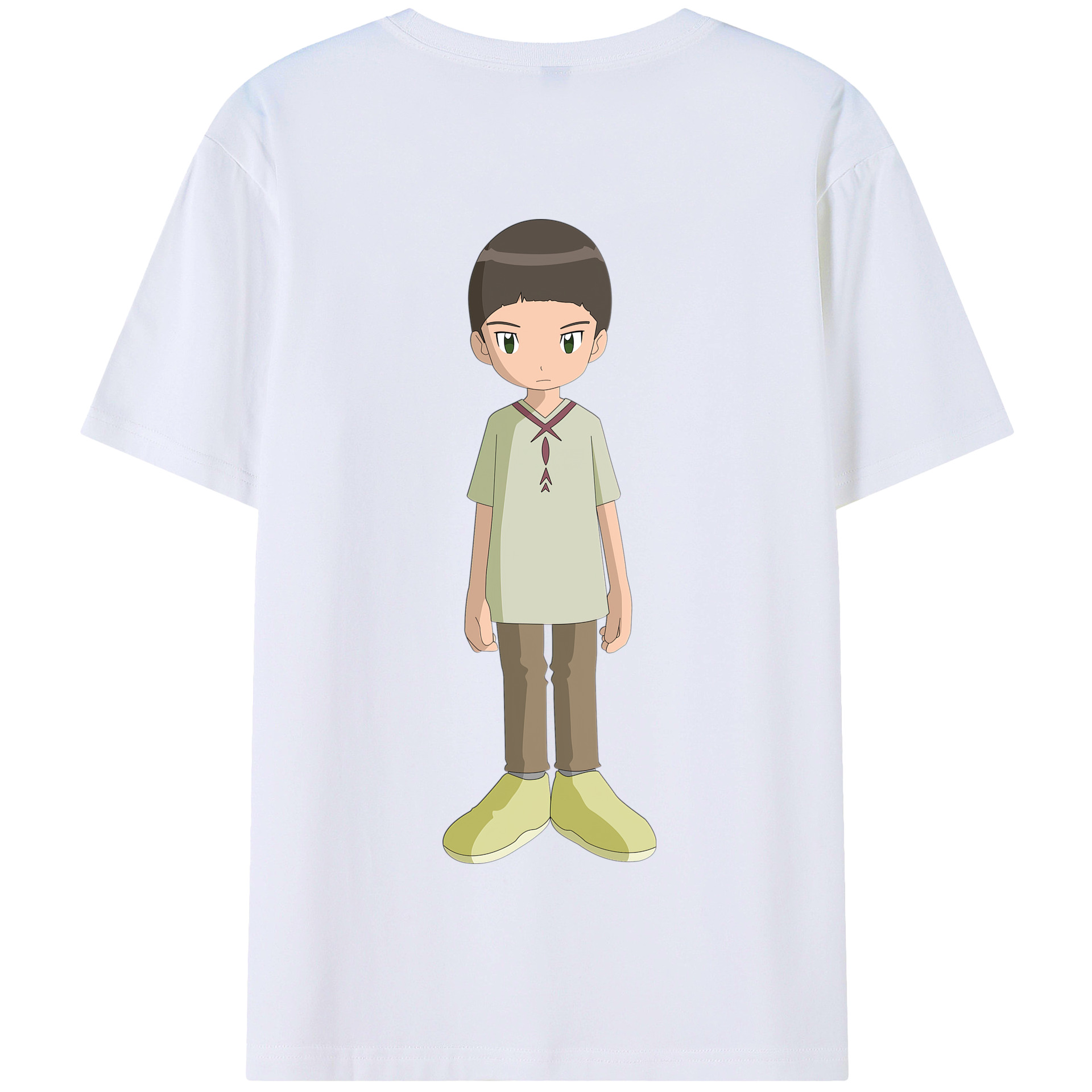 （画像用） Digimon デジタルモンスター/デジモン 綿100％半袖Tシャツ（背面プリント）