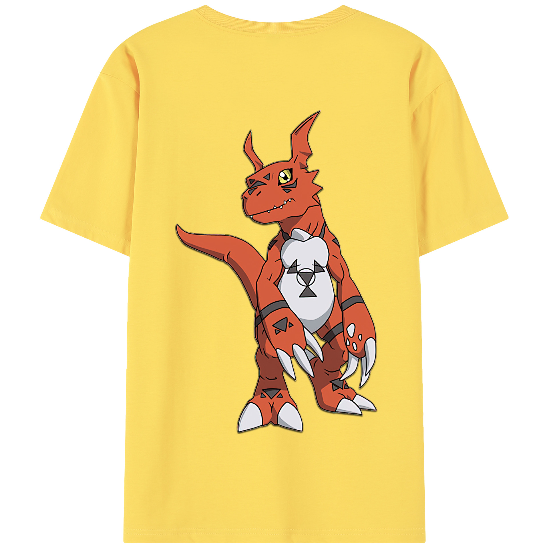 （画像用） Digimon デジタルモンスター/デジモン 綿100％半袖Tシャツ（背面プリント）