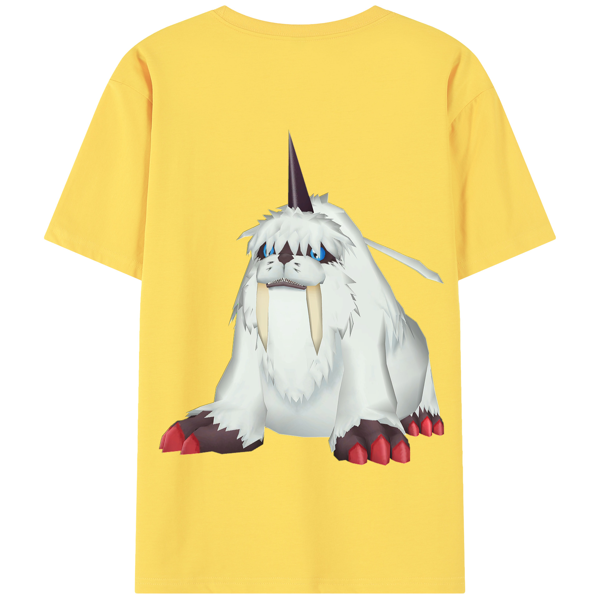 （画像用） Digimon デジタルモンスター/デジモン 綿100％半袖Tシャツ（背面プリント）