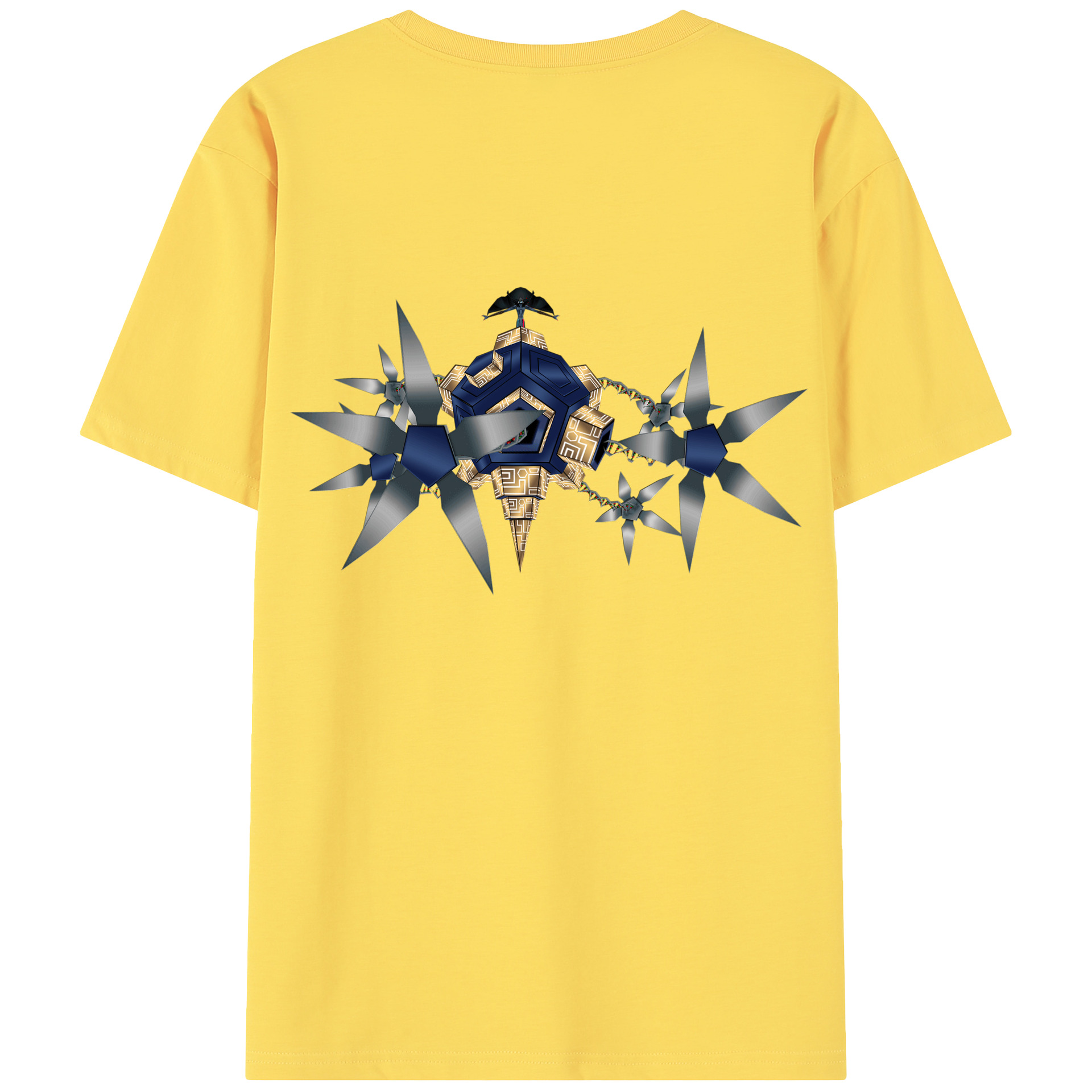 （画像用） Digimon デジタルモンスター/デジモン 綿100％半袖Tシャツ（背面プリント）