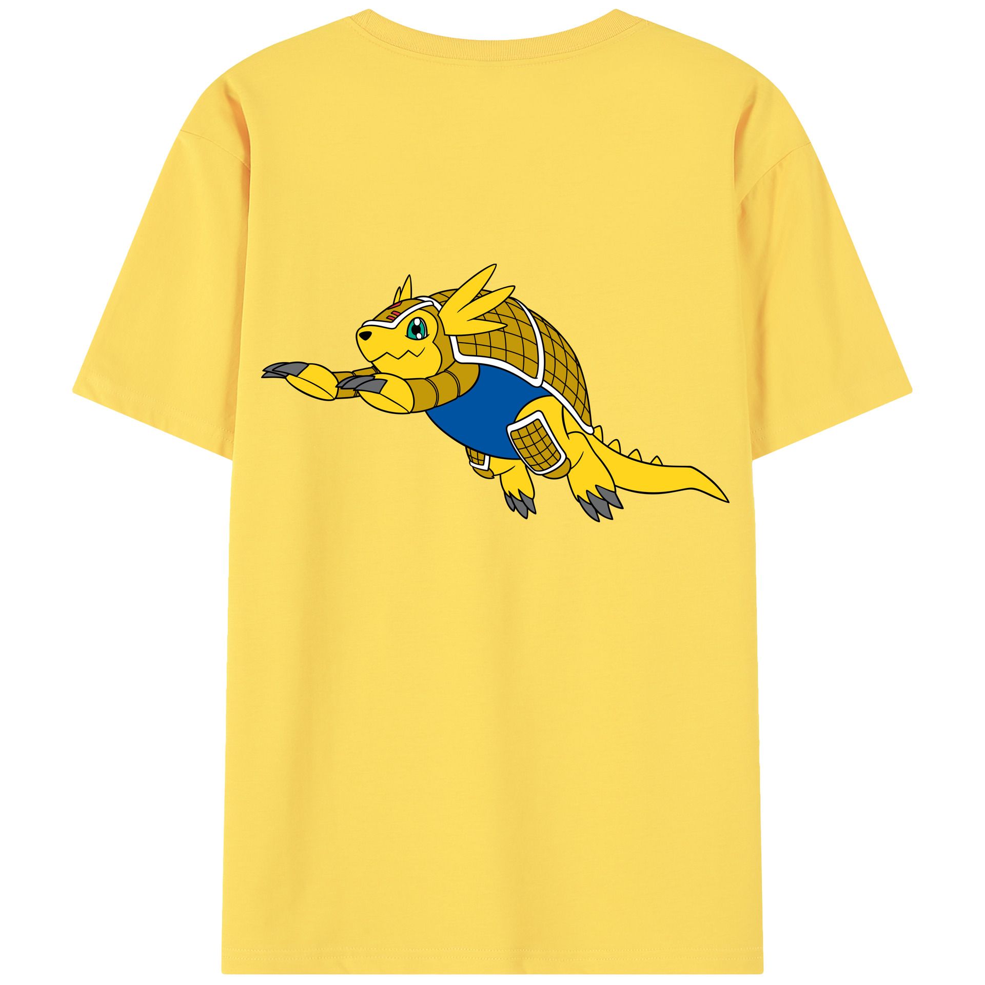 （画像用） Digimon デジタルモンスター/デジモン 綿100％半袖Tシャツ（背面プリント）