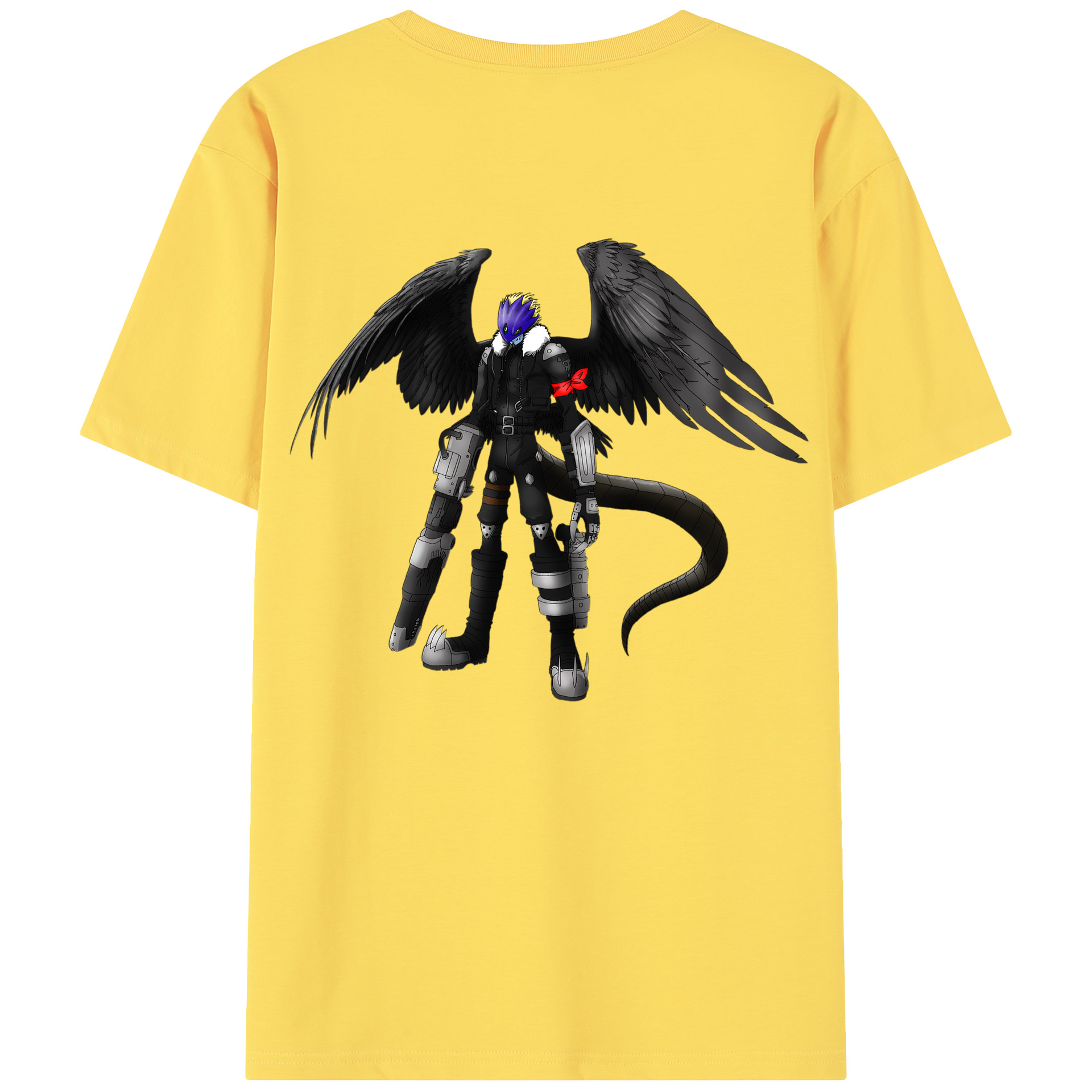 （画像用） Digimon デジタルモンスター/デジモン 綿100％半袖Tシャツ（背面プリント）