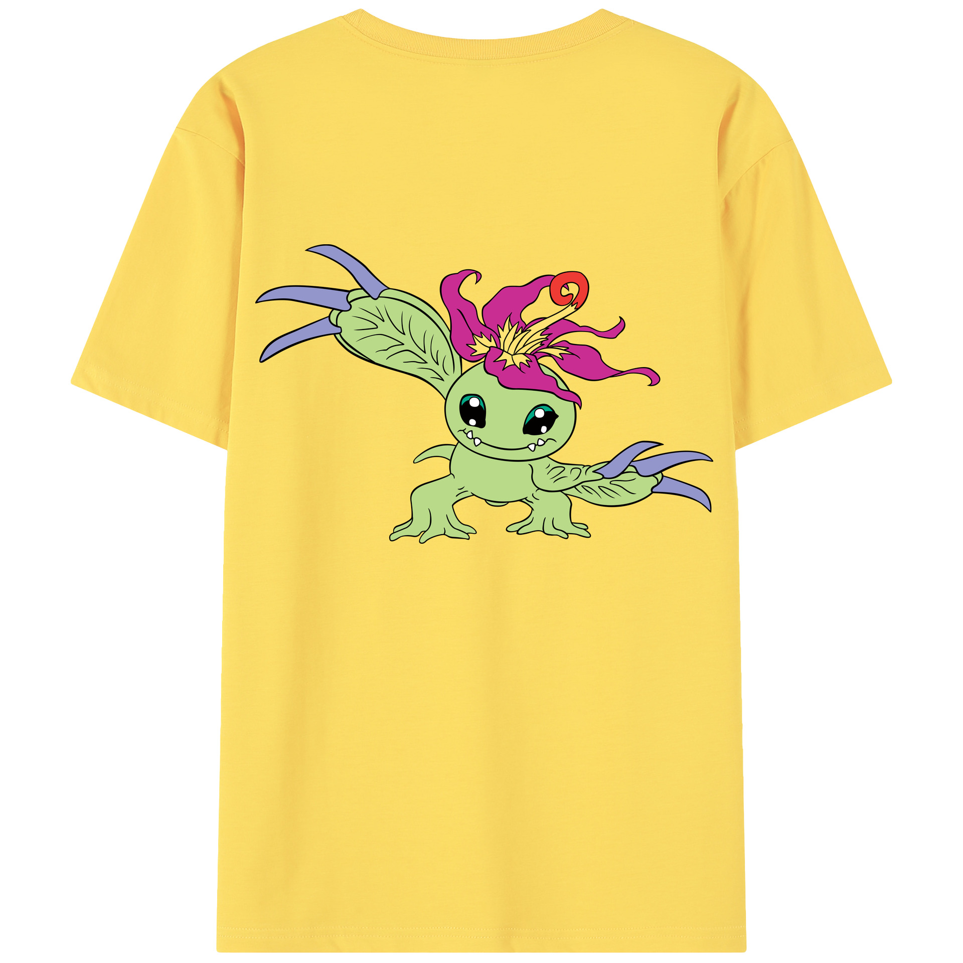（画像用） Digimon デジタルモンスター/デジモン 綿100％半袖Tシャツ（背面プリント）