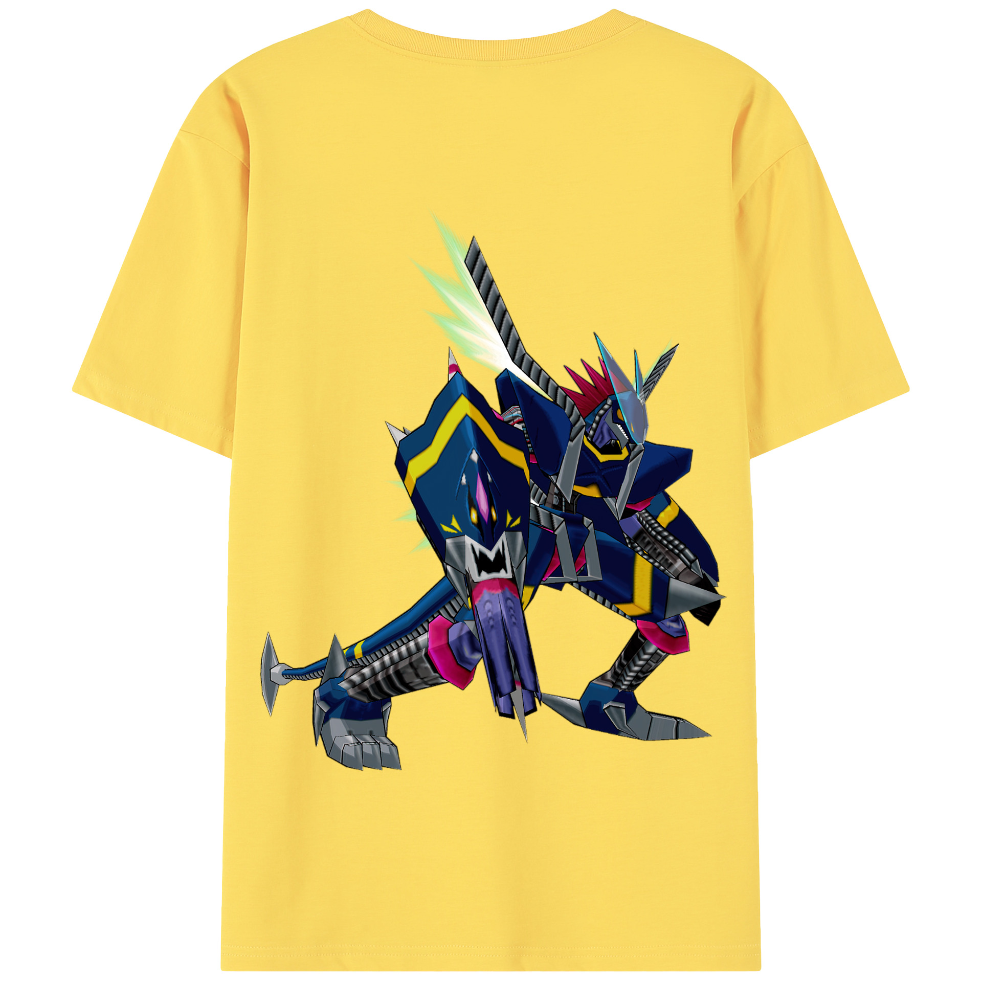 （画像用） Digimon デジタルモンスター/デジモン 綿100％半袖Tシャツ（背面プリント）