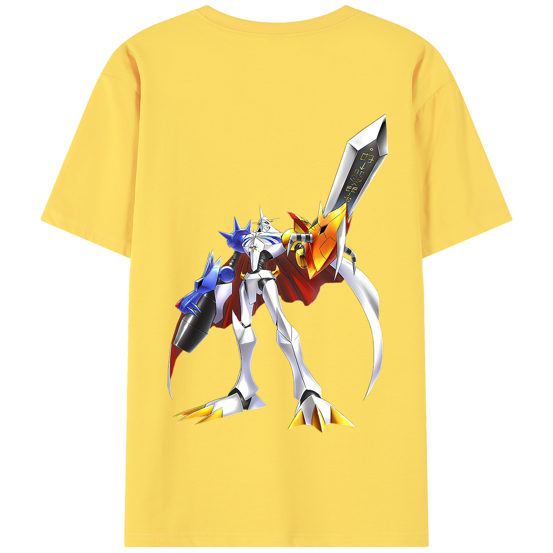 （画像用） Digimon デジタルモンスター/デジモン 綿100％半袖Tシャツ（背面プリント）