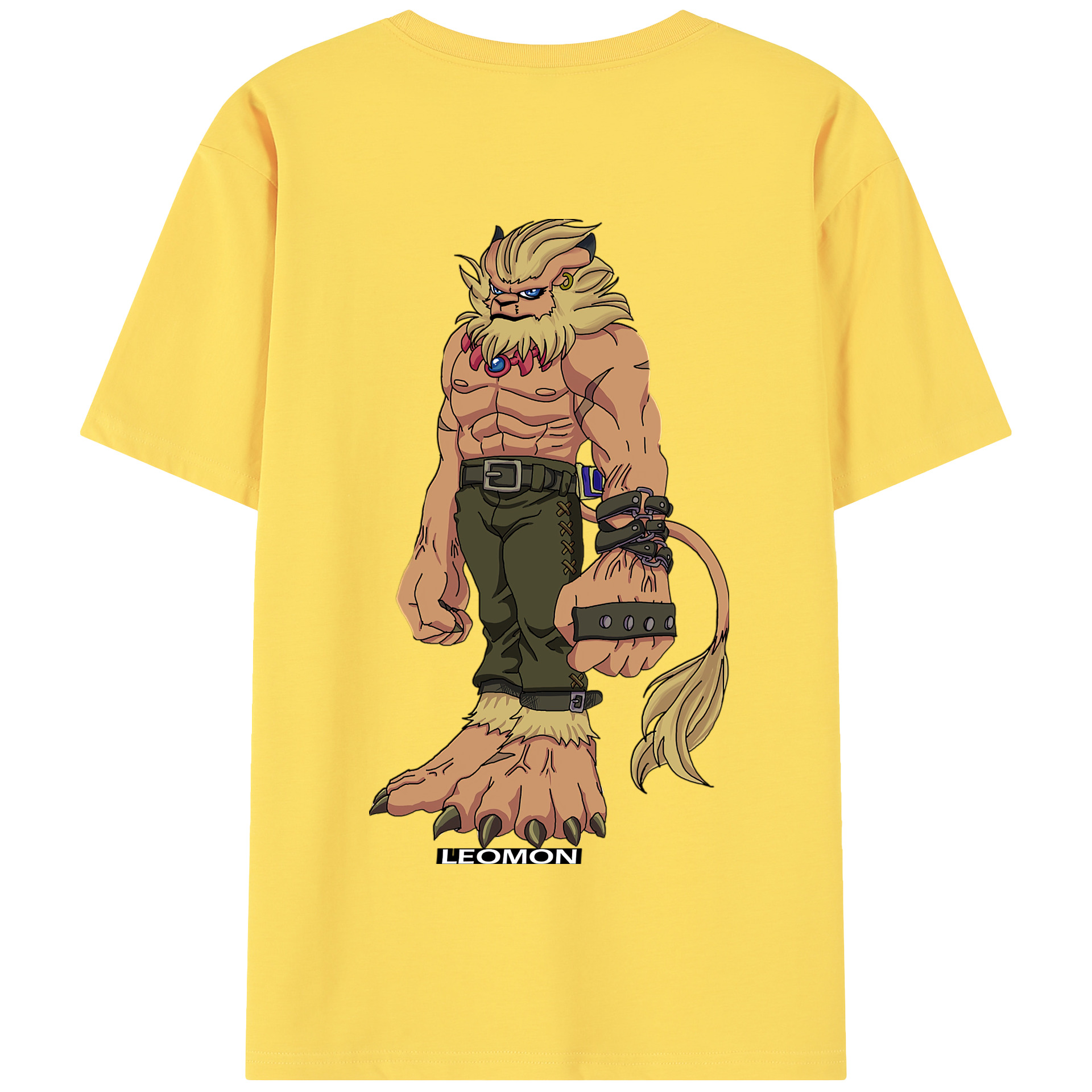 （画像用） Digimon デジタルモンスター/デジモン 綿100％半袖Tシャツ（背面プリント）