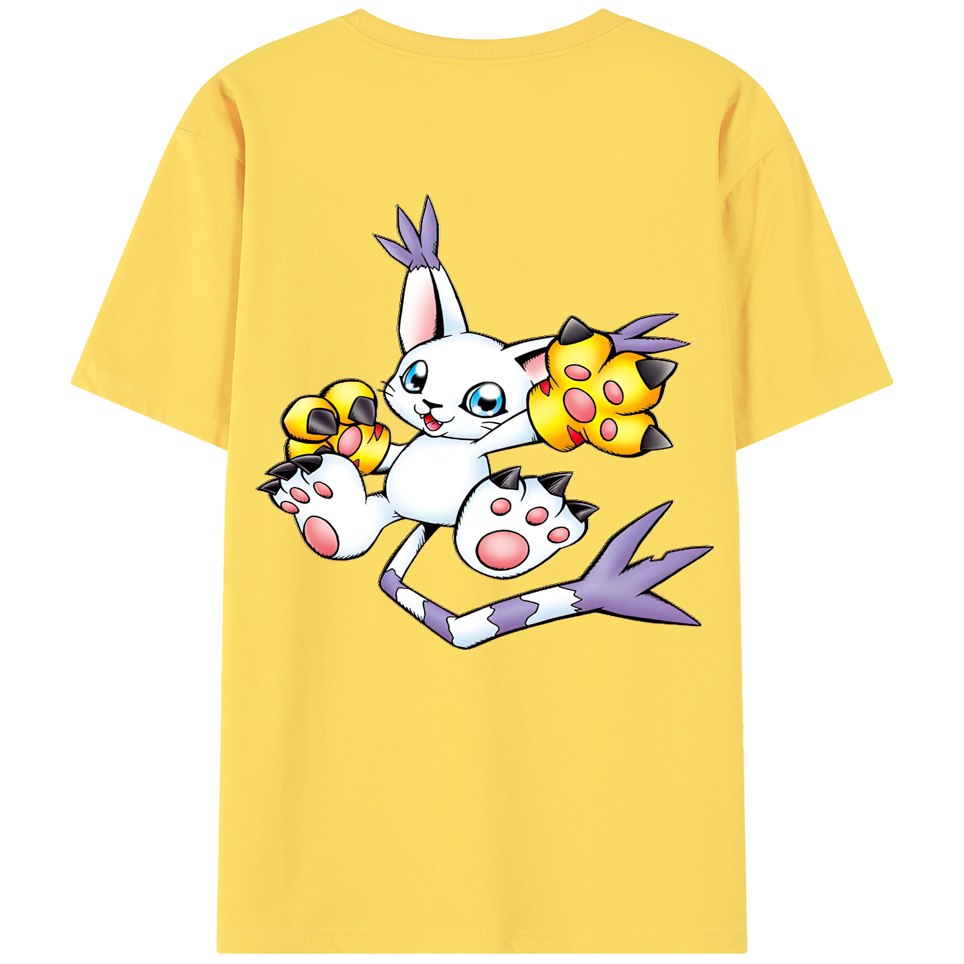 （画像用） Digimon デジタルモンスター/デジモン 綿100％半袖Tシャツ（背面プリント）