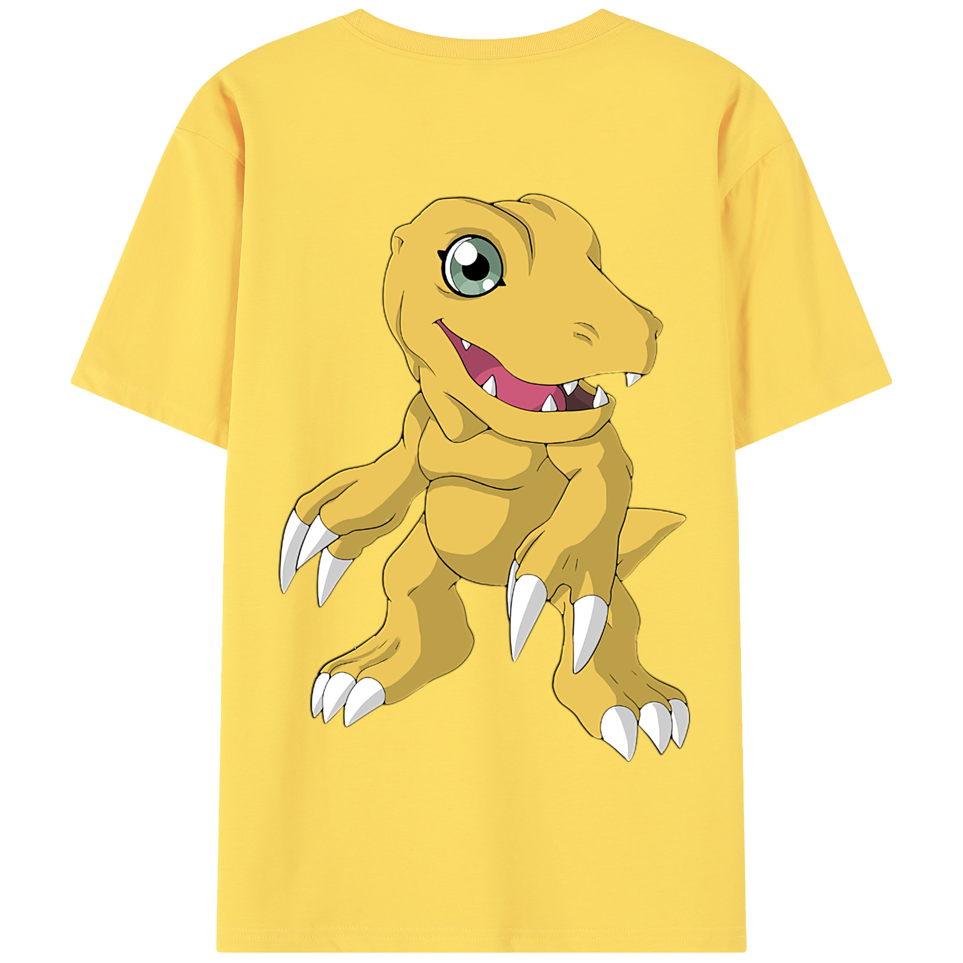 （画像用） Digimon デジタルモンスター/デジモン 綿100％半袖Tシャツ（背面プリント）