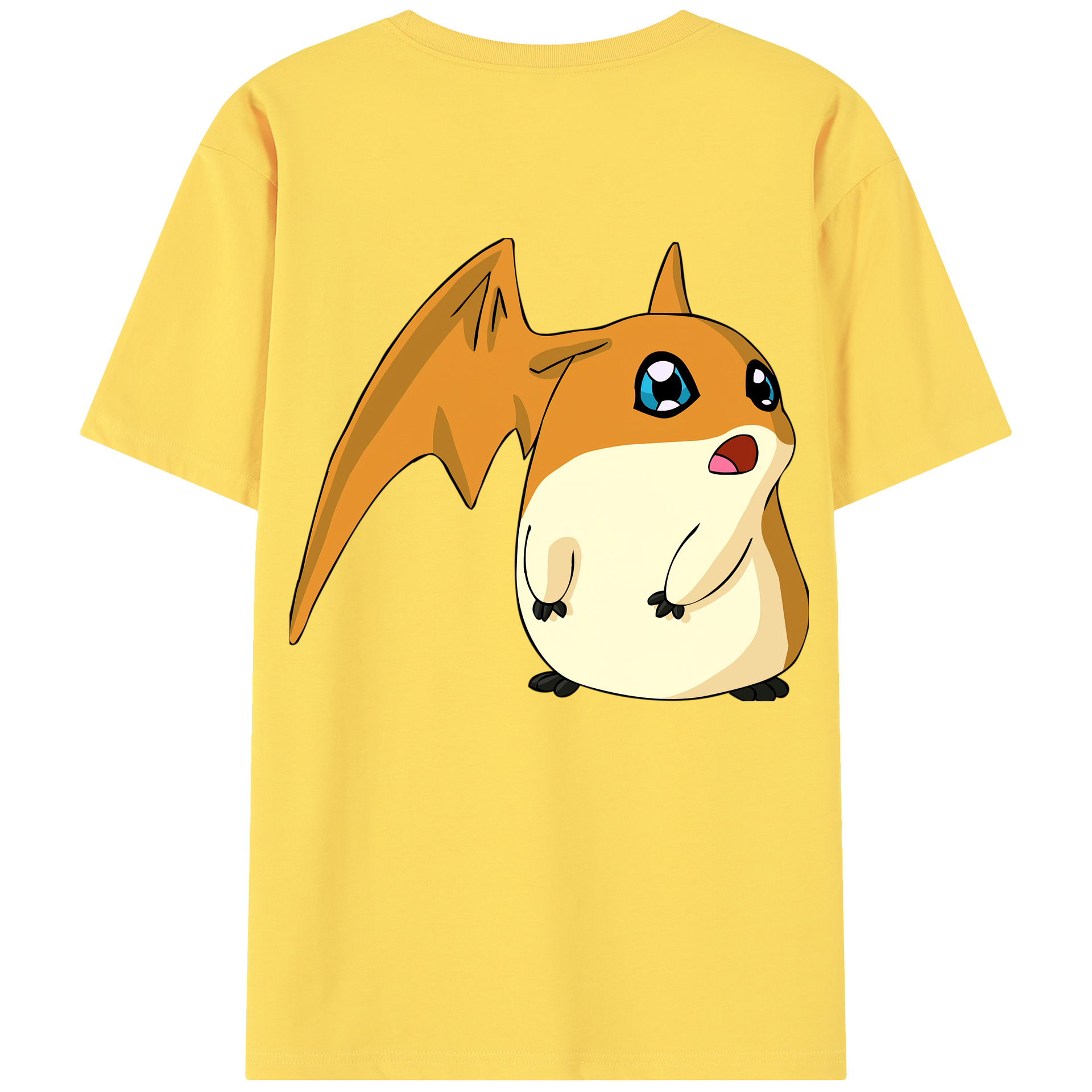 （画像用） Digimon デジタルモンスター/デジモン 綿100％半袖Tシャツ（背面プリント）
