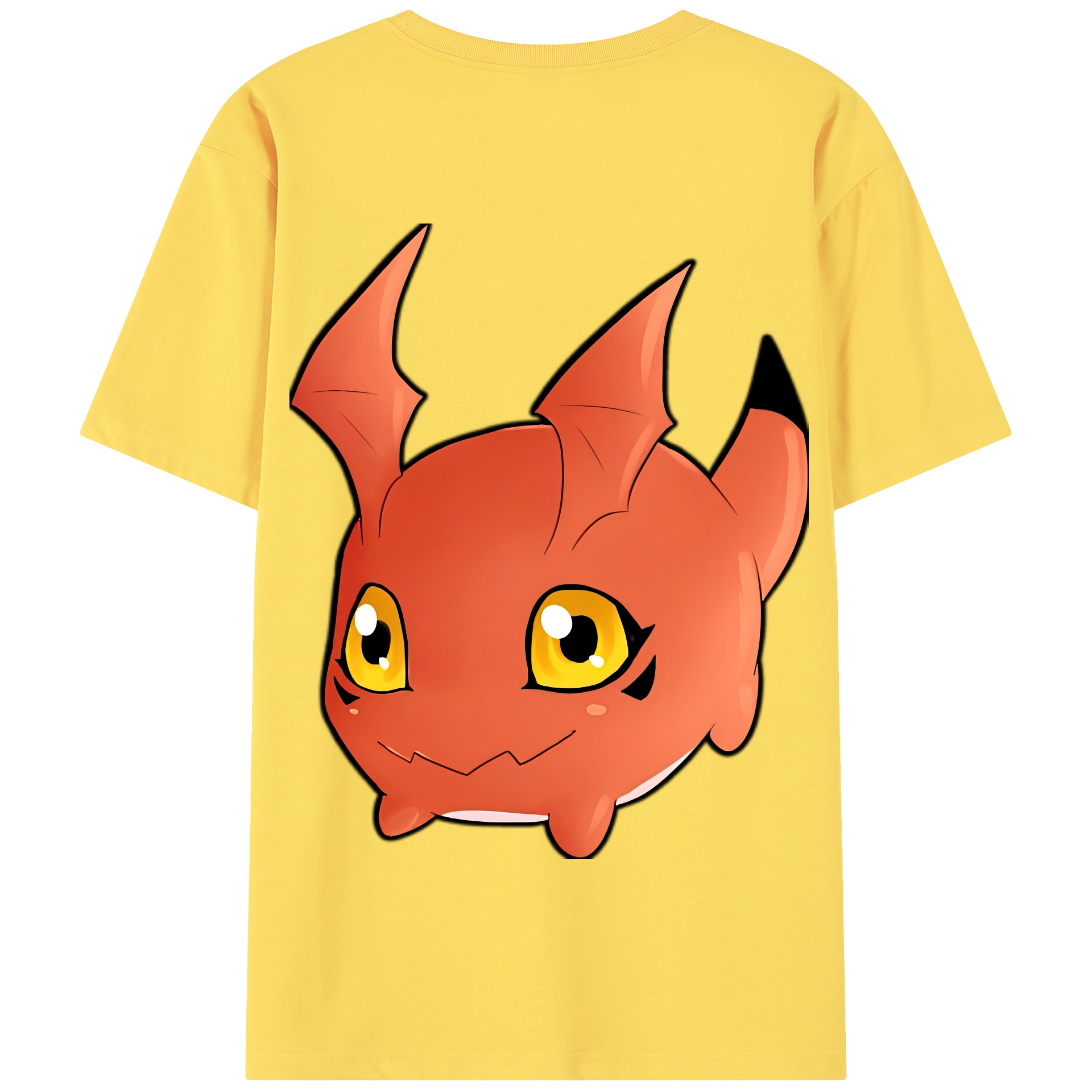 （画像用） Digimon デジタルモンスター/デジモン 綿100％半袖Tシャツ（背面プリント）