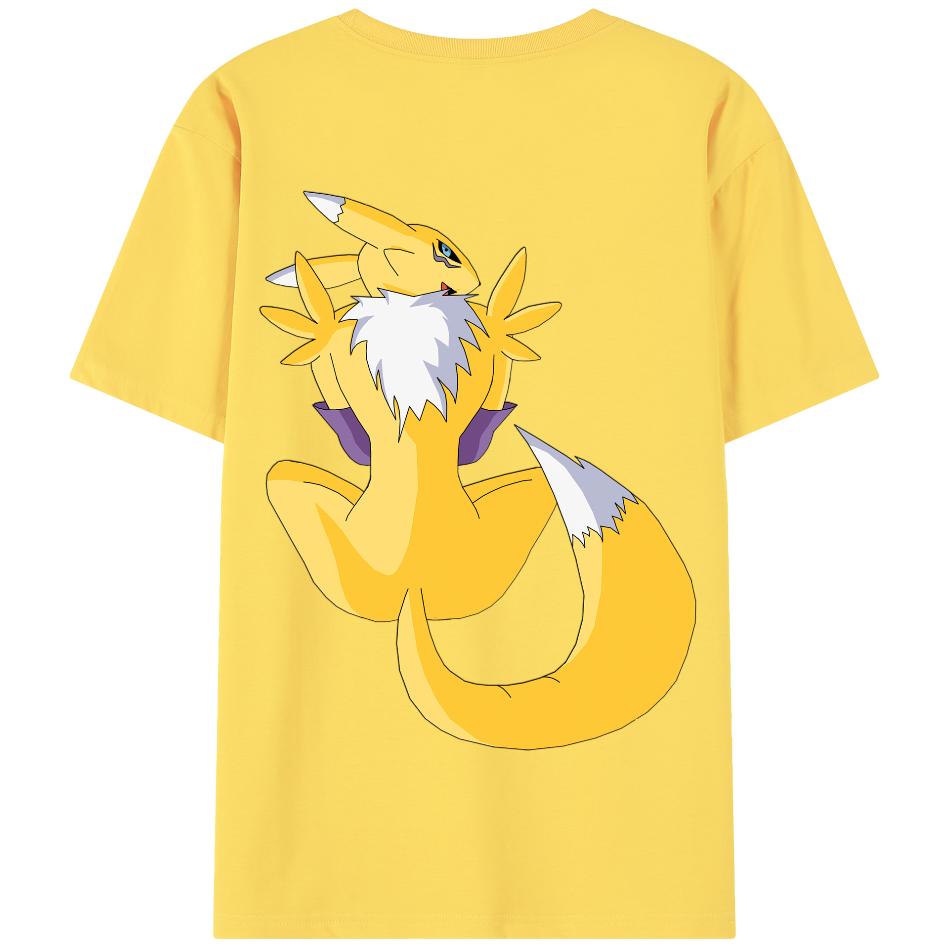 （画像用） Digimon デジタルモンスター/デジモン 綿100％半袖Tシャツ（背面プリント）