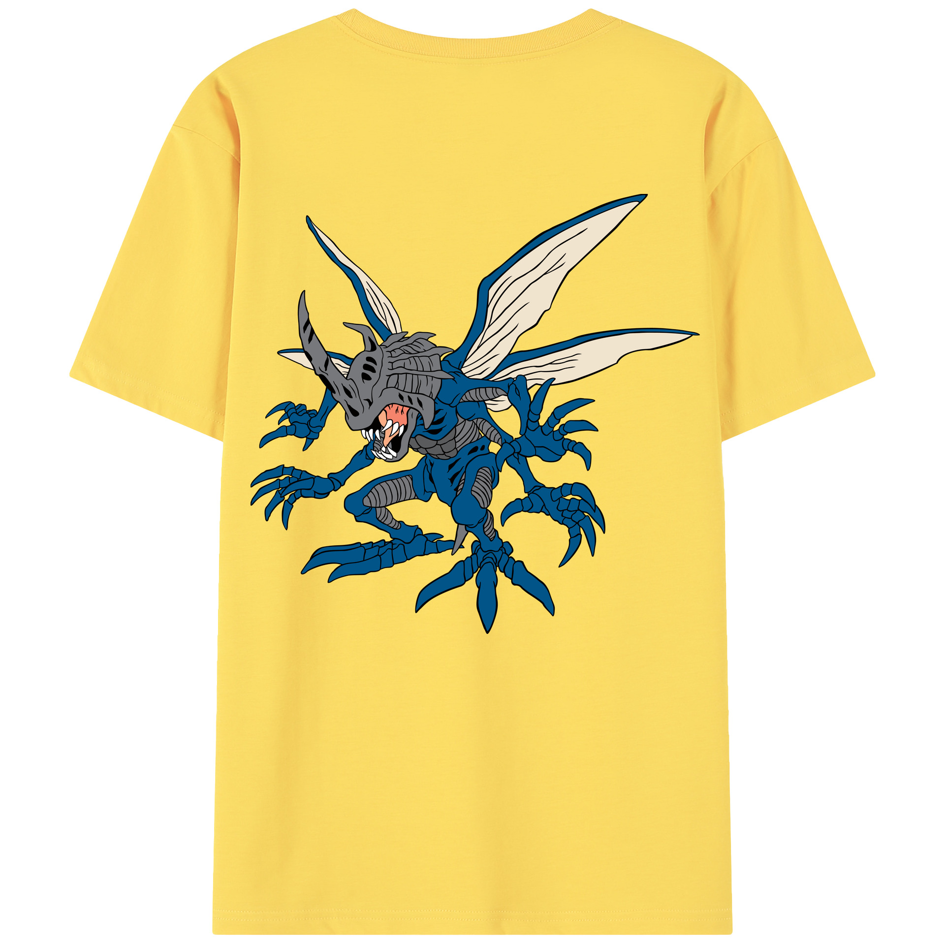 （画像用） Digimon デジタルモンスター/デジモン 綿100％半袖Tシャツ（背面プリント）