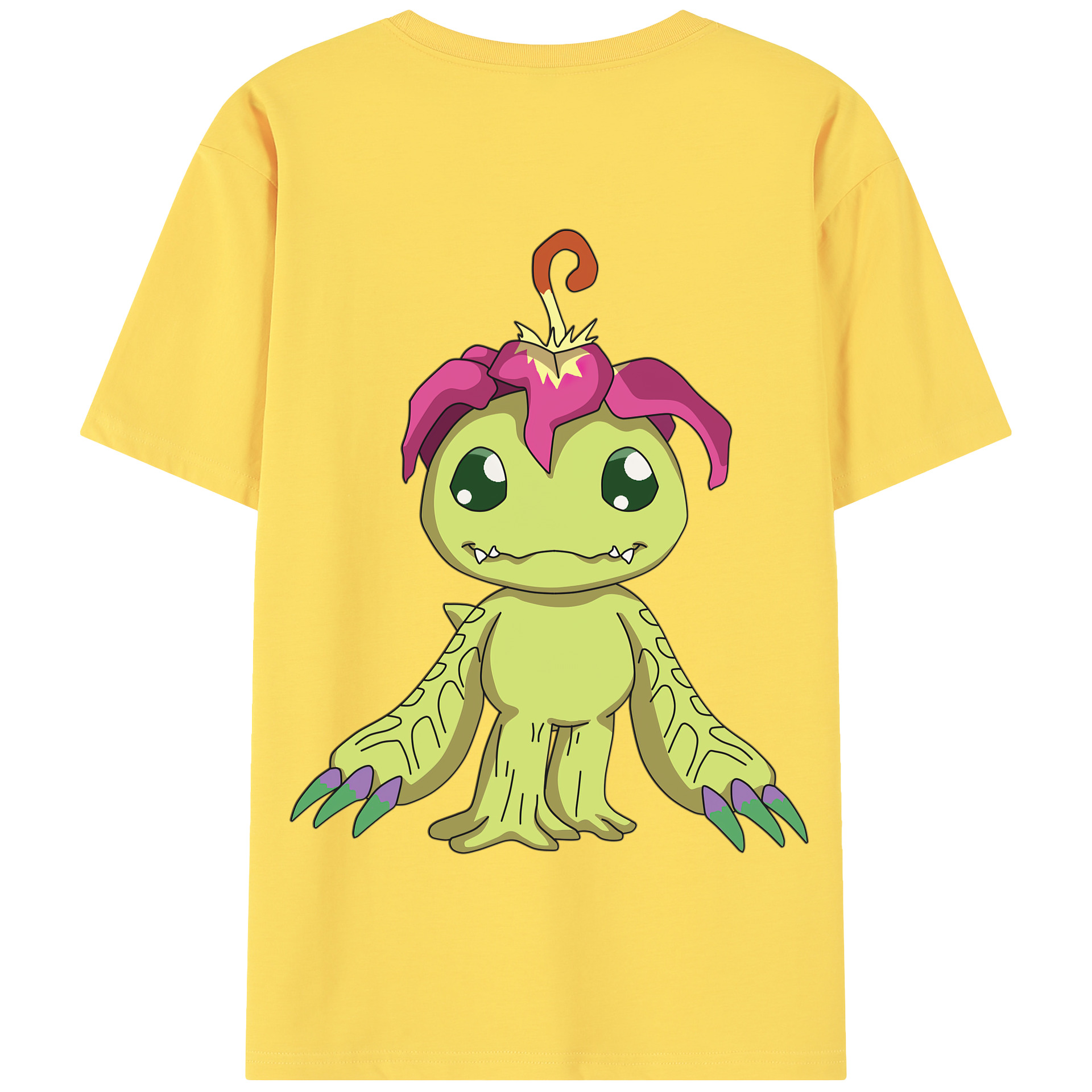 （画像用） Digimon デジタルモンスター/デジモン 綿100％半袖Tシャツ（背面プリント）