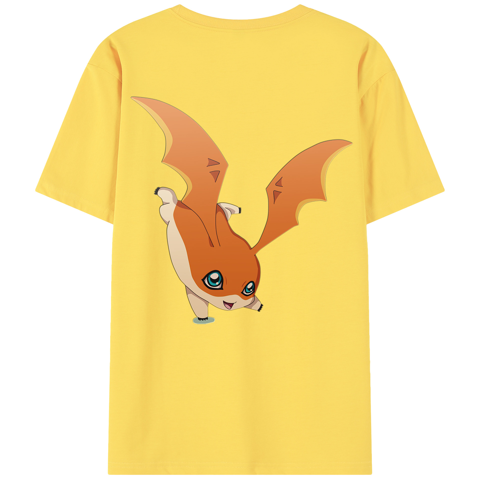 （画像用） Digimon デジタルモンスター/デジモン 綿100％半袖Tシャツ（背面プリント）