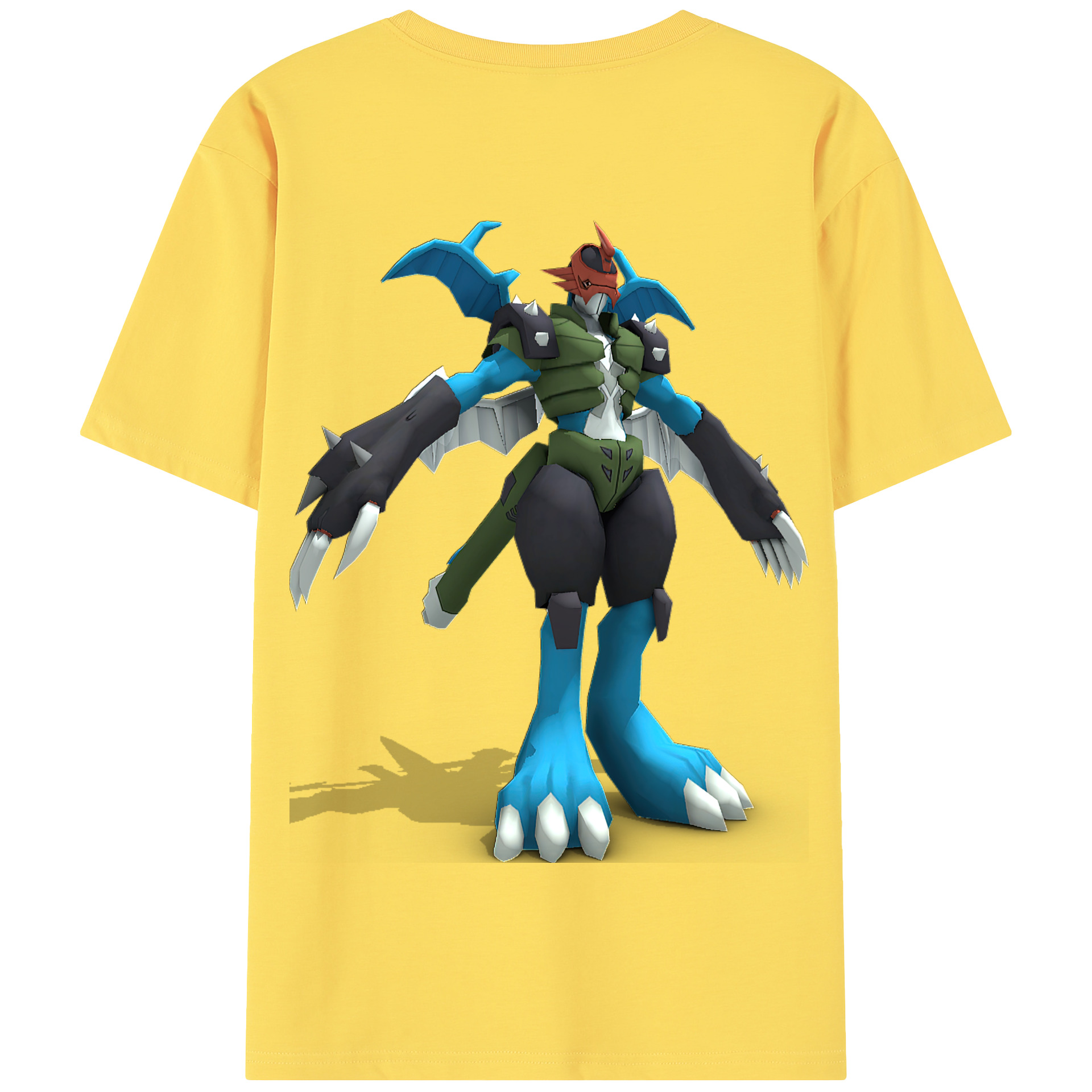 （画像用） Digimon デジタルモンスター/デジモン 綿100％半袖Tシャツ（背面プリント）
