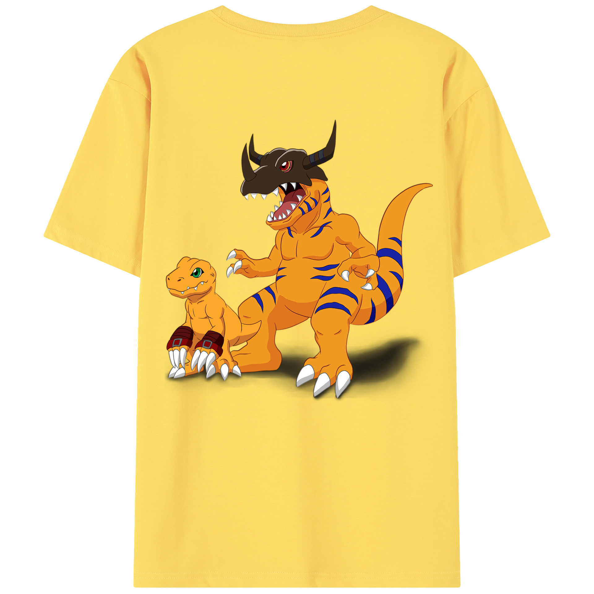 （画像用） Digimon デジタルモンスター/デジモン 綿100％半袖Tシャツ（背面プリント）
