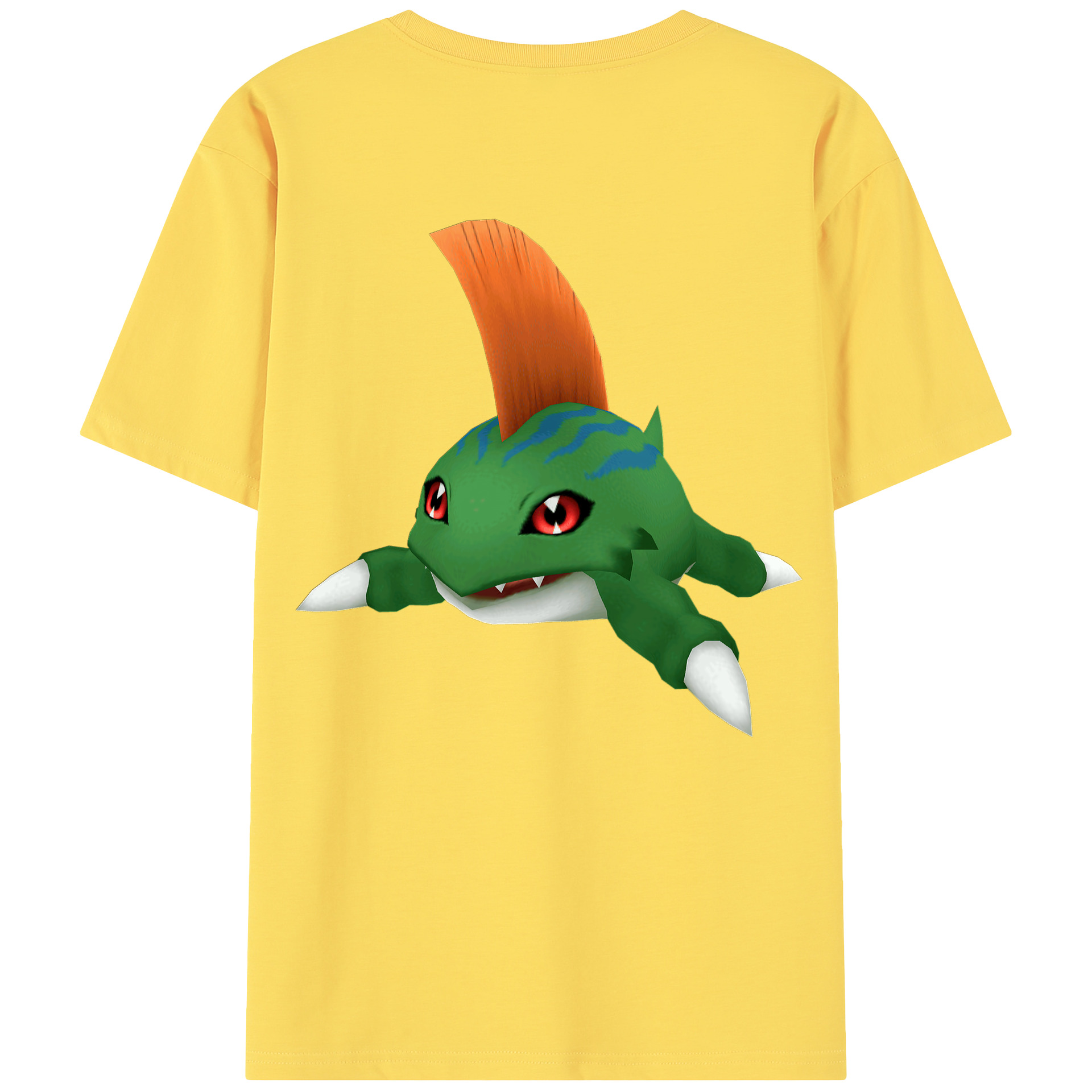 （画像用） Digimon デジタルモンスター/デジモン 綿100％半袖Tシャツ（背面プリント）