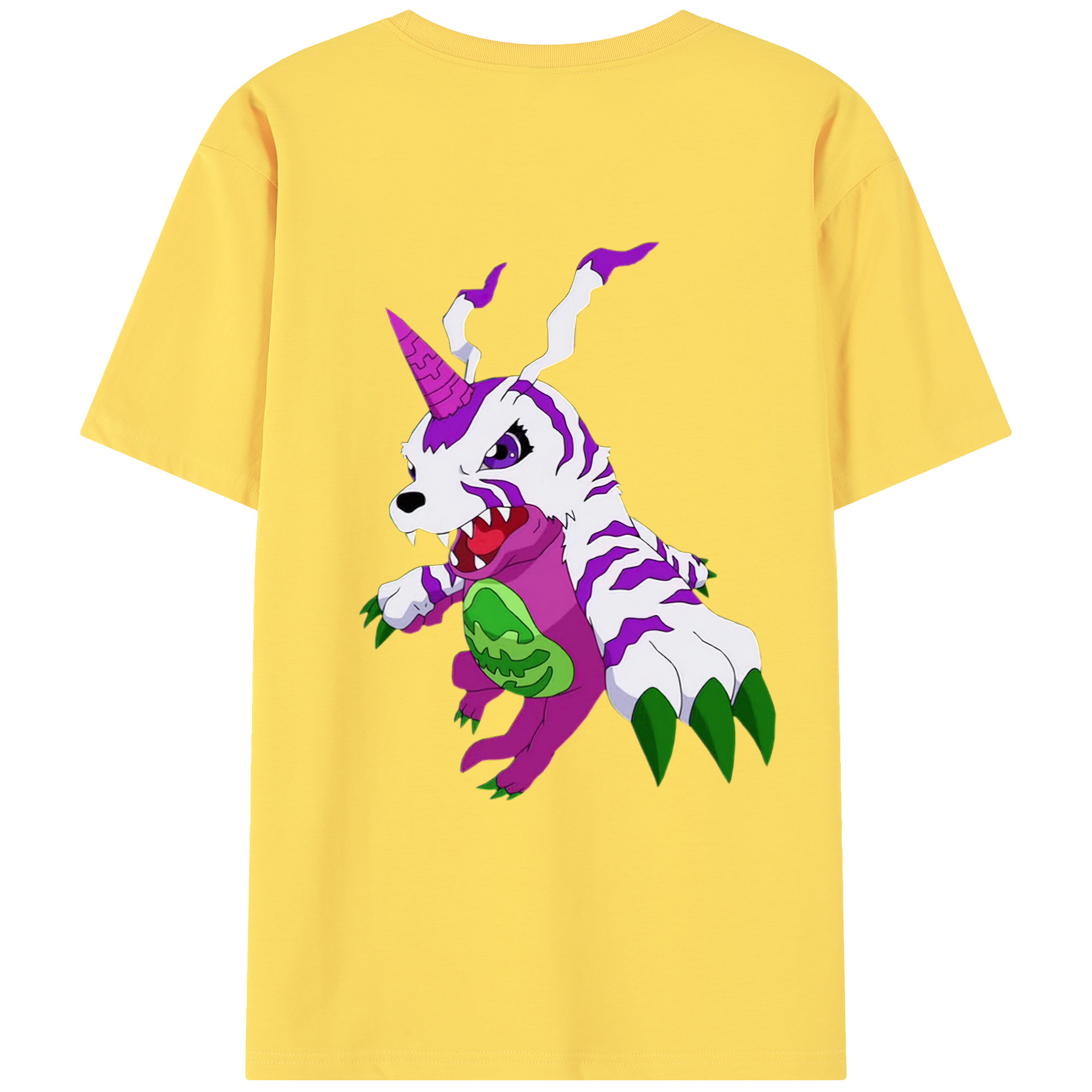 （画像用） Digimon デジタルモンスター/デジモン 綿100％半袖Tシャツ（背面プリント）