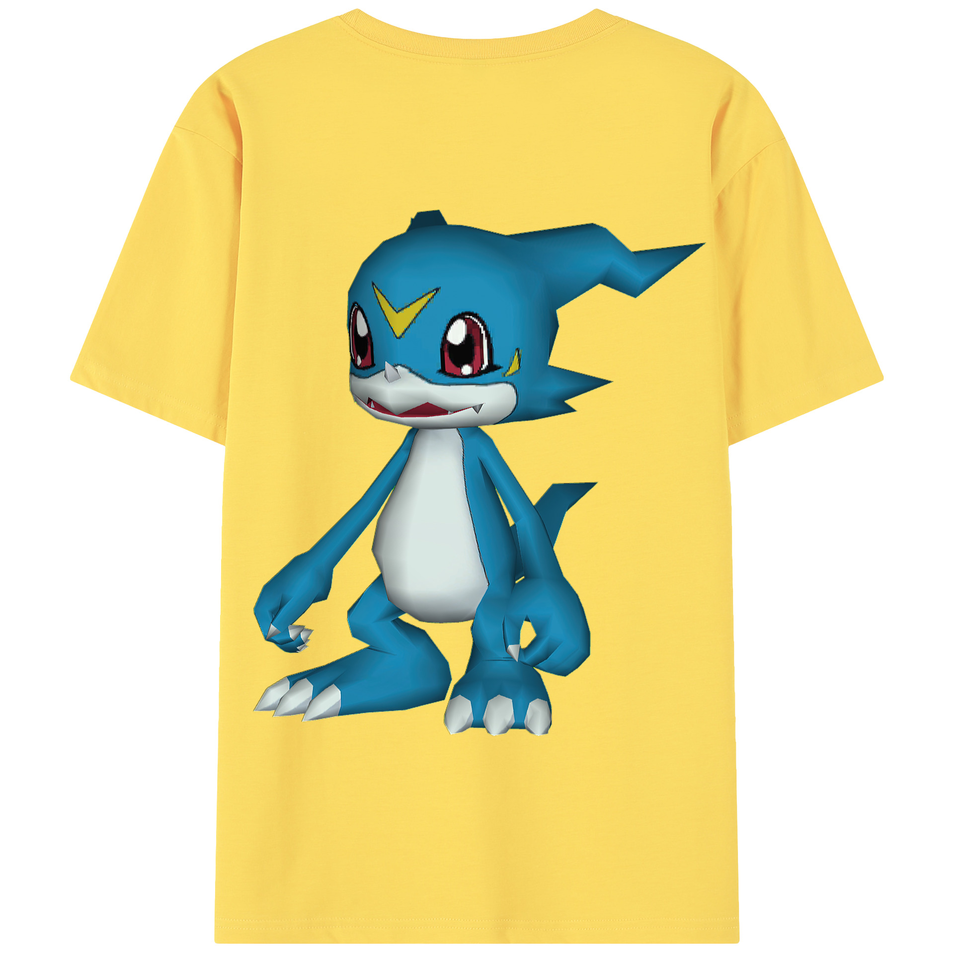 （画像用） Digimon デジタルモンスター/デジモン 綿100％半袖Tシャツ（背面プリント）