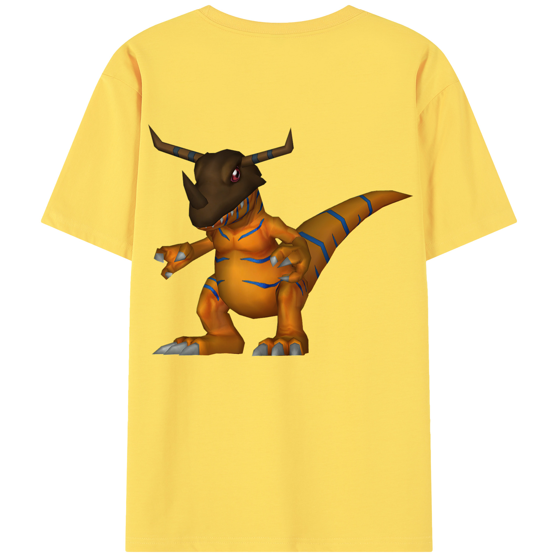 （画像用） Digimon デジタルモンスター/デジモン 綿100％半袖Tシャツ（背面プリント）
