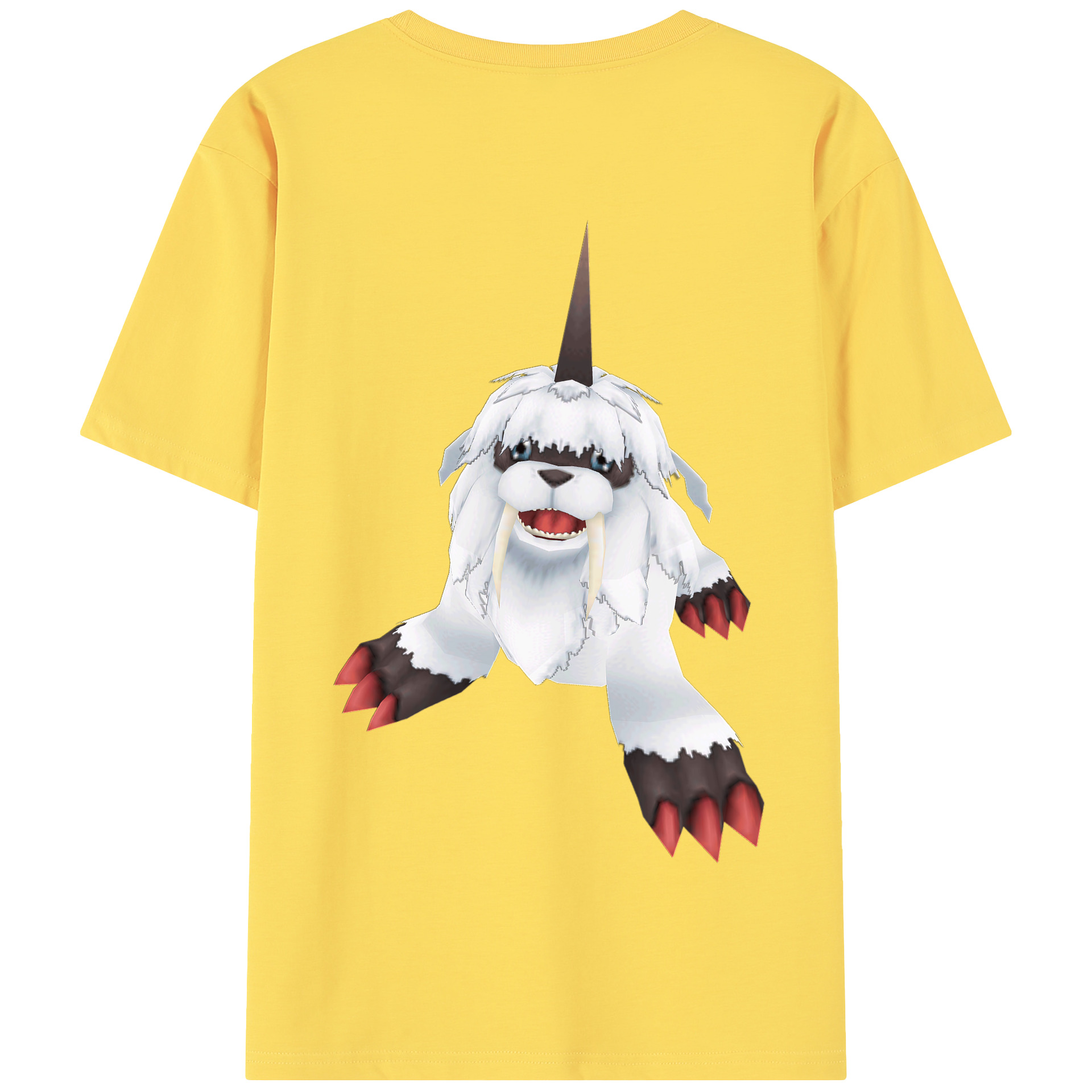 （画像用） Digimon デジタルモンスター/デジモン 綿100％半袖Tシャツ（背面プリント）