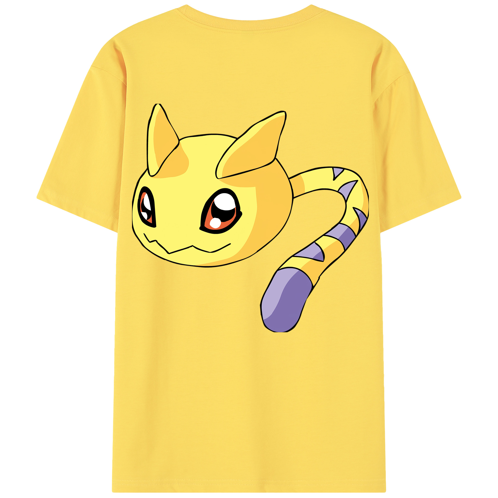 （画像用） Digimon デジタルモンスター/デジモン 綿100％半袖Tシャツ（背面プリント）
