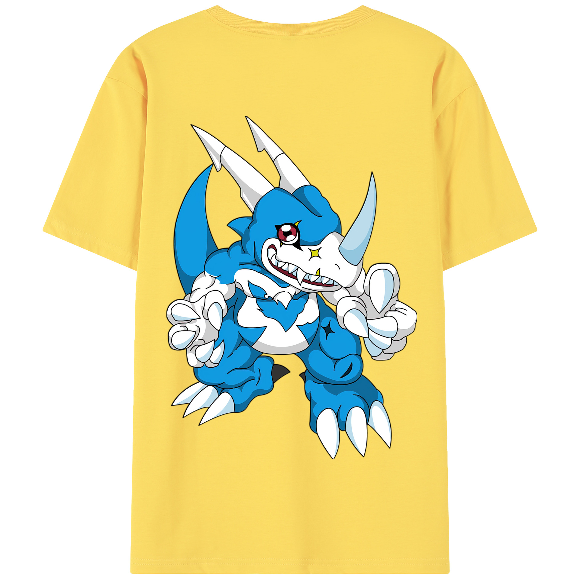（画像用） Digimon デジタルモンスター/デジモン 綿100％半袖Tシャツ（背面プリント）