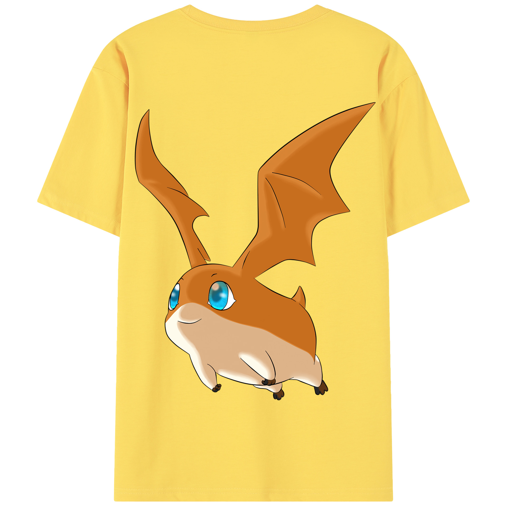 （画像用） Digimon デジタルモンスター/デジモン 綿100％半袖Tシャツ（背面プリント）