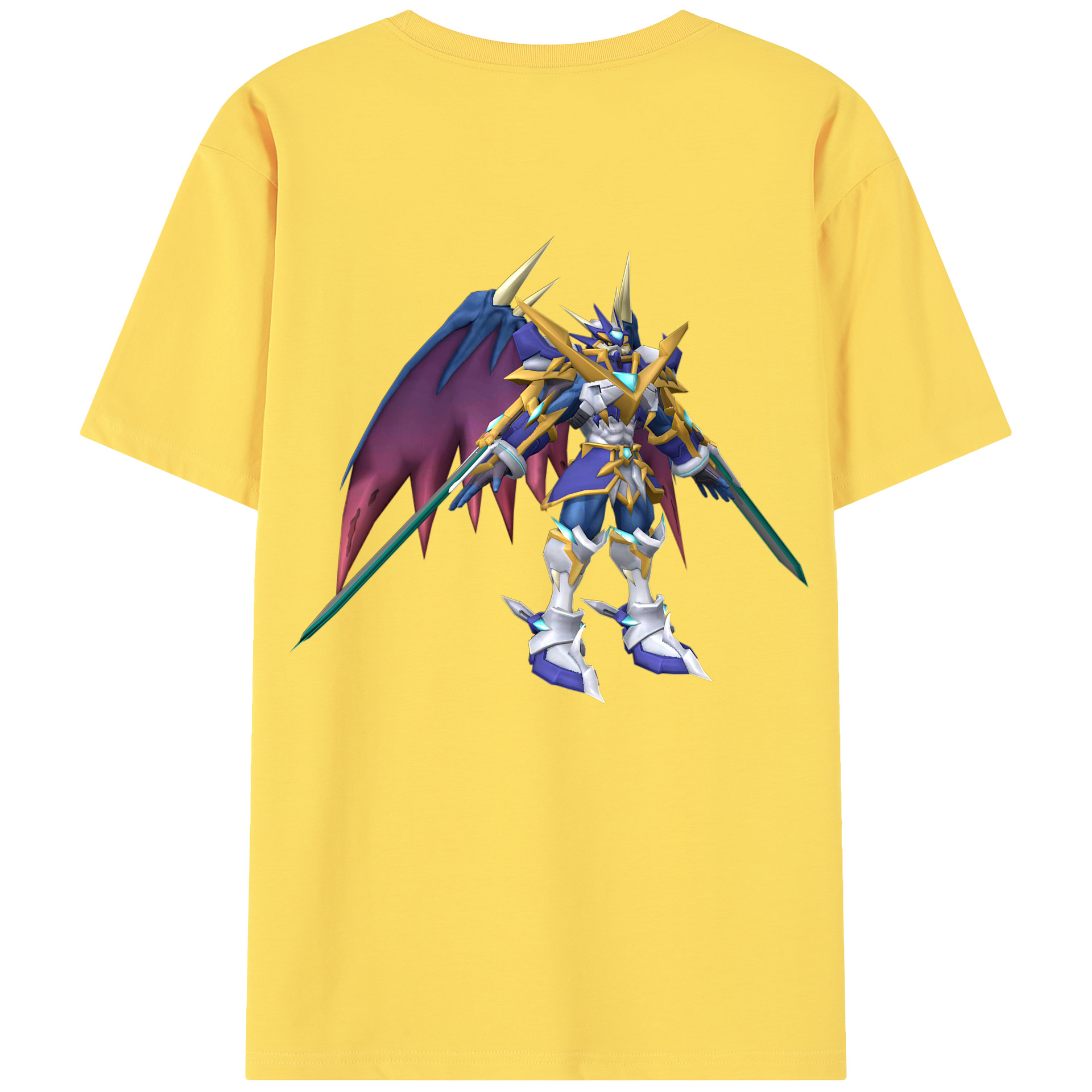 （画像用） Digimon デジタルモンスター/デジモン 綿100％半袖Tシャツ（背面プリント）