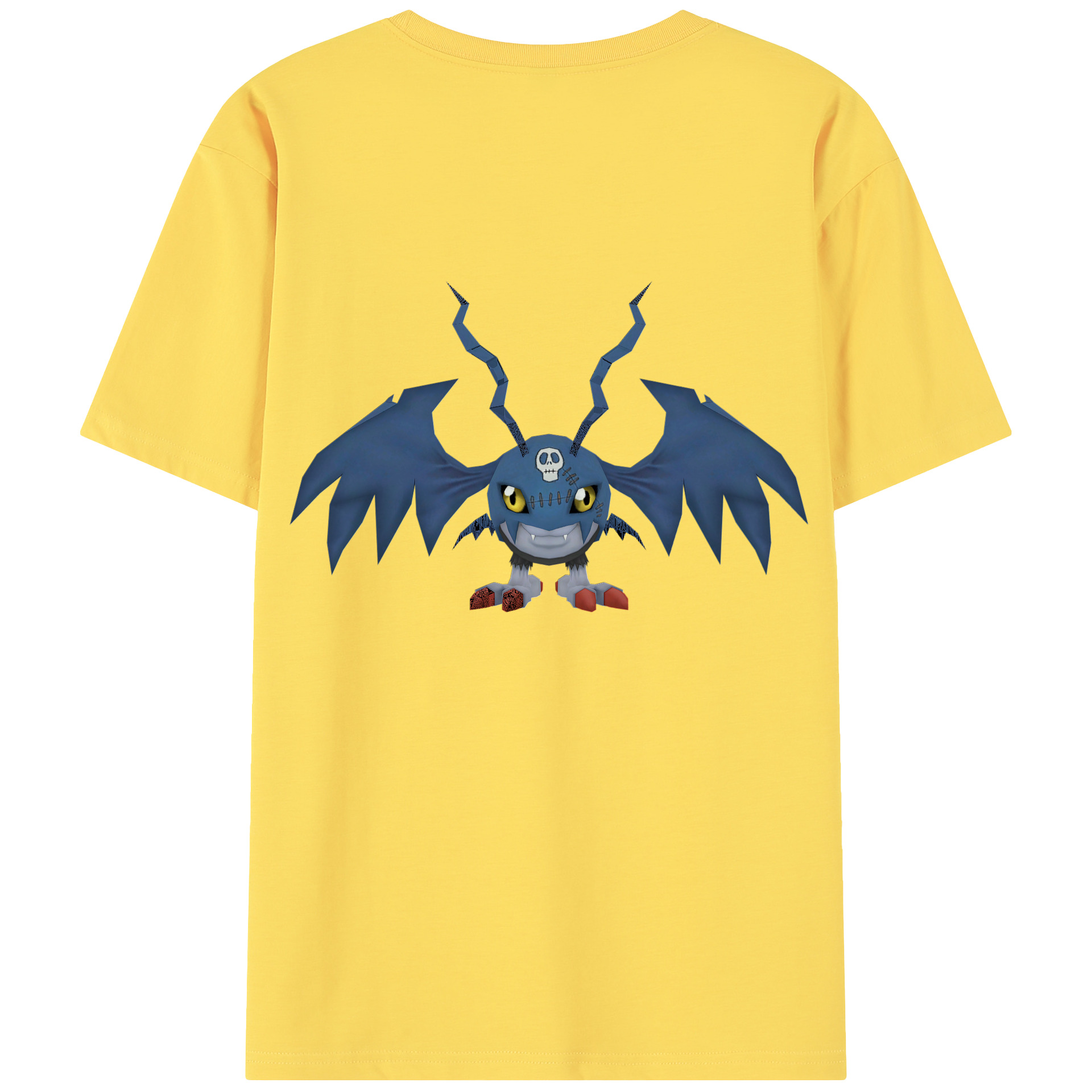 （画像用） Digimon デジタルモンスター/デジモン 綿100％半袖Tシャツ（背面プリント）