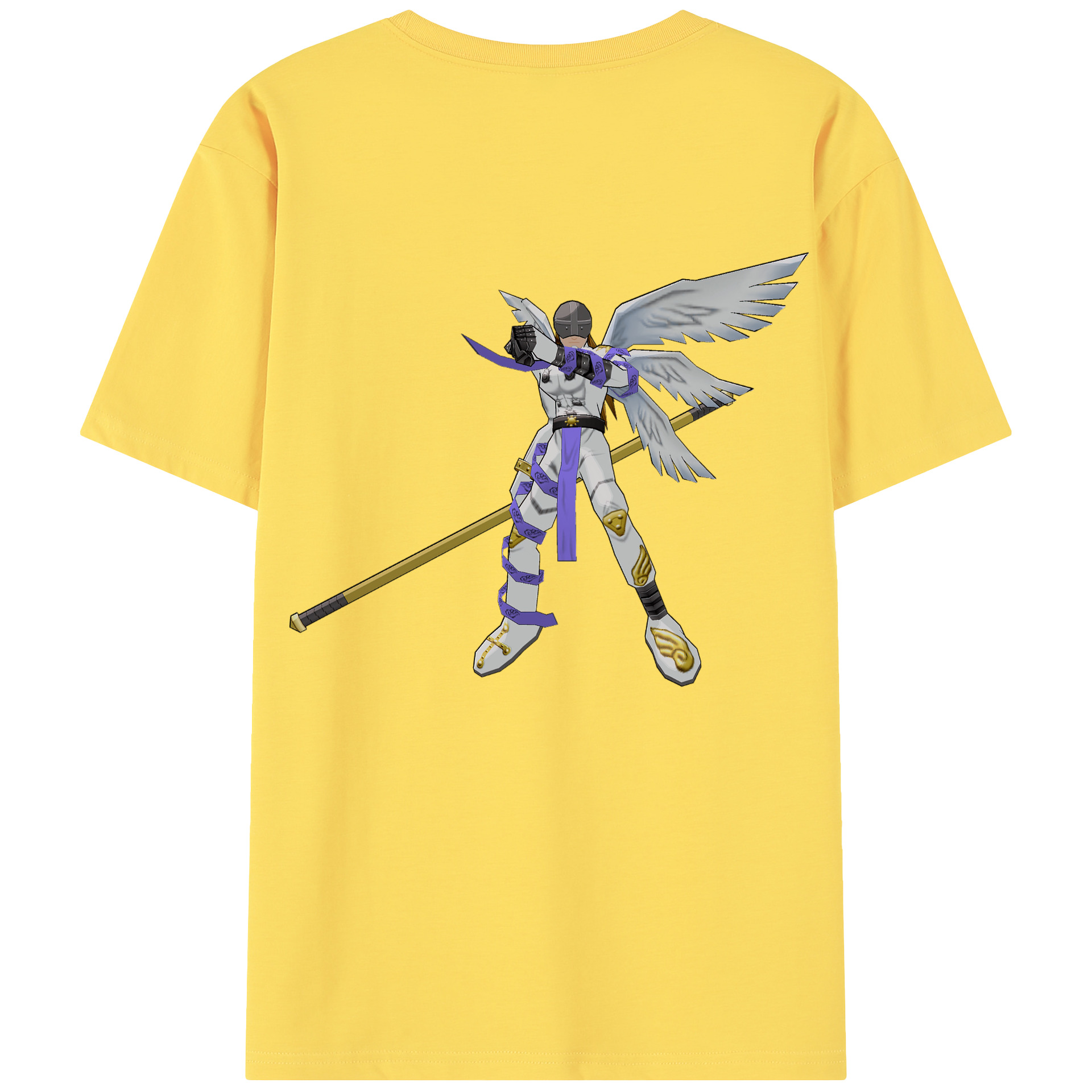 （画像用） Digimon デジタルモンスター/デジモン 綿100％半袖Tシャツ（背面プリント）