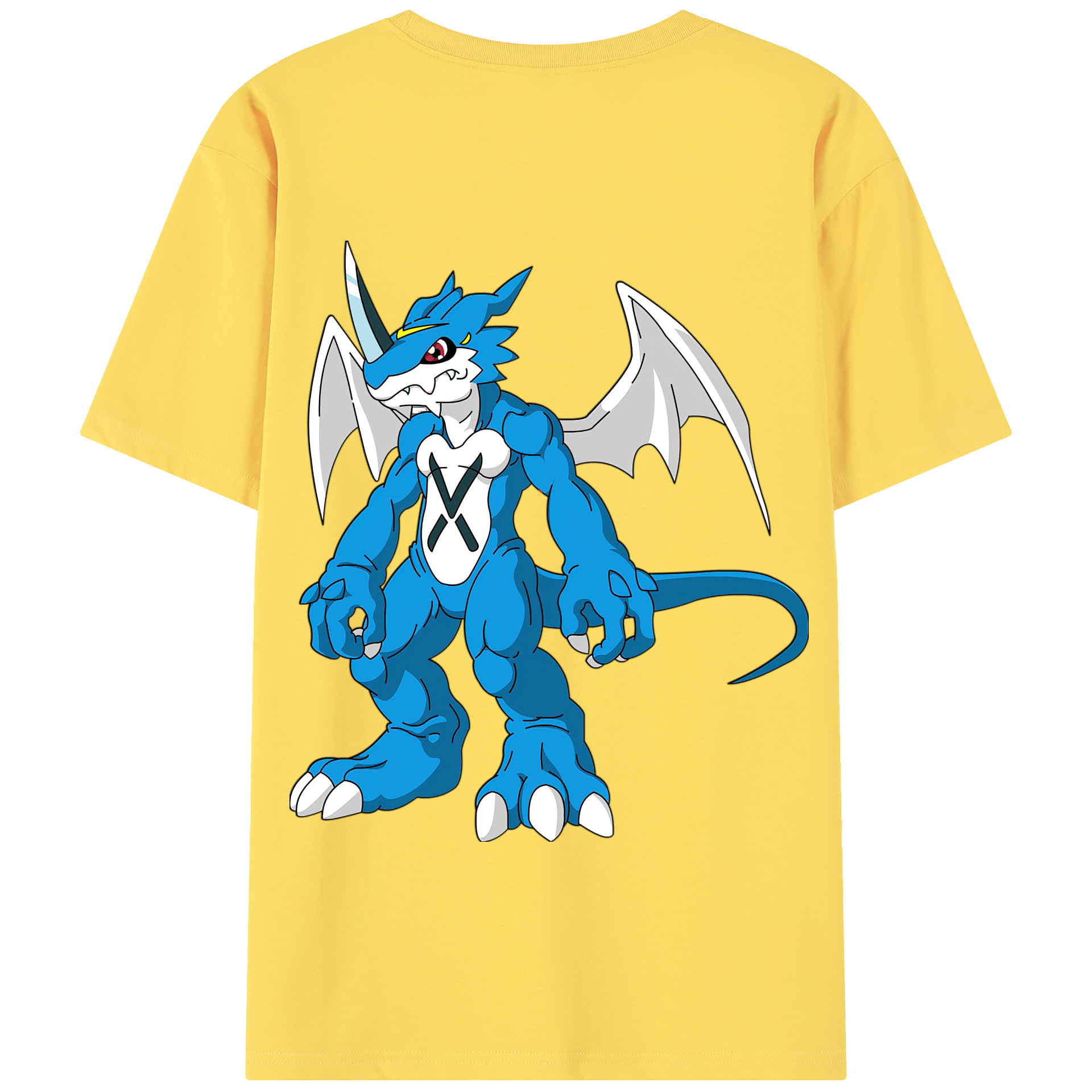 （画像用） Digimon デジタルモンスター/デジモン 綿100％半袖Tシャツ（背面プリント）