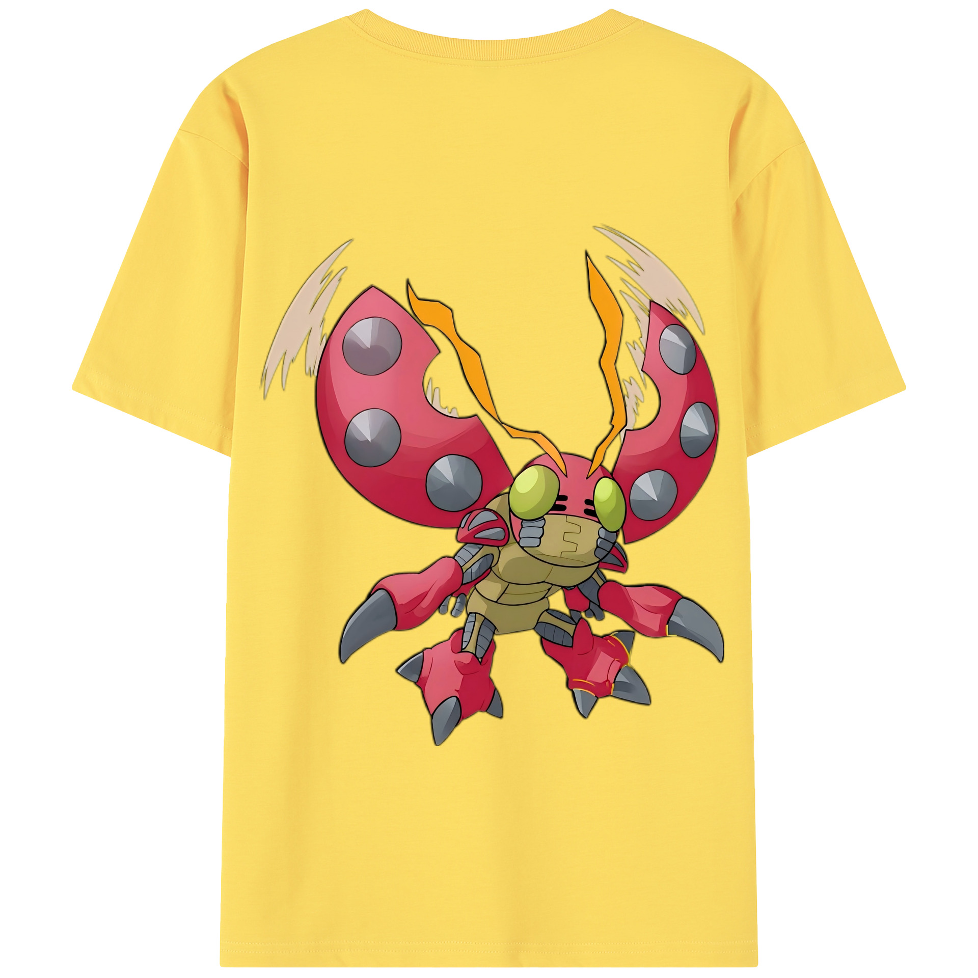 （画像用） Digimon デジタルモンスター/デジモン 綿100％半袖Tシャツ（背面プリント）