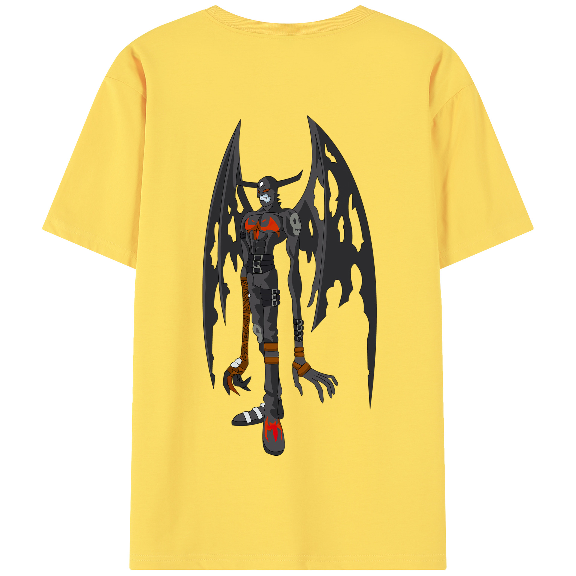 （画像用） Digimon デジタルモンスター/デジモン 綿100％半袖Tシャツ（背面プリント）