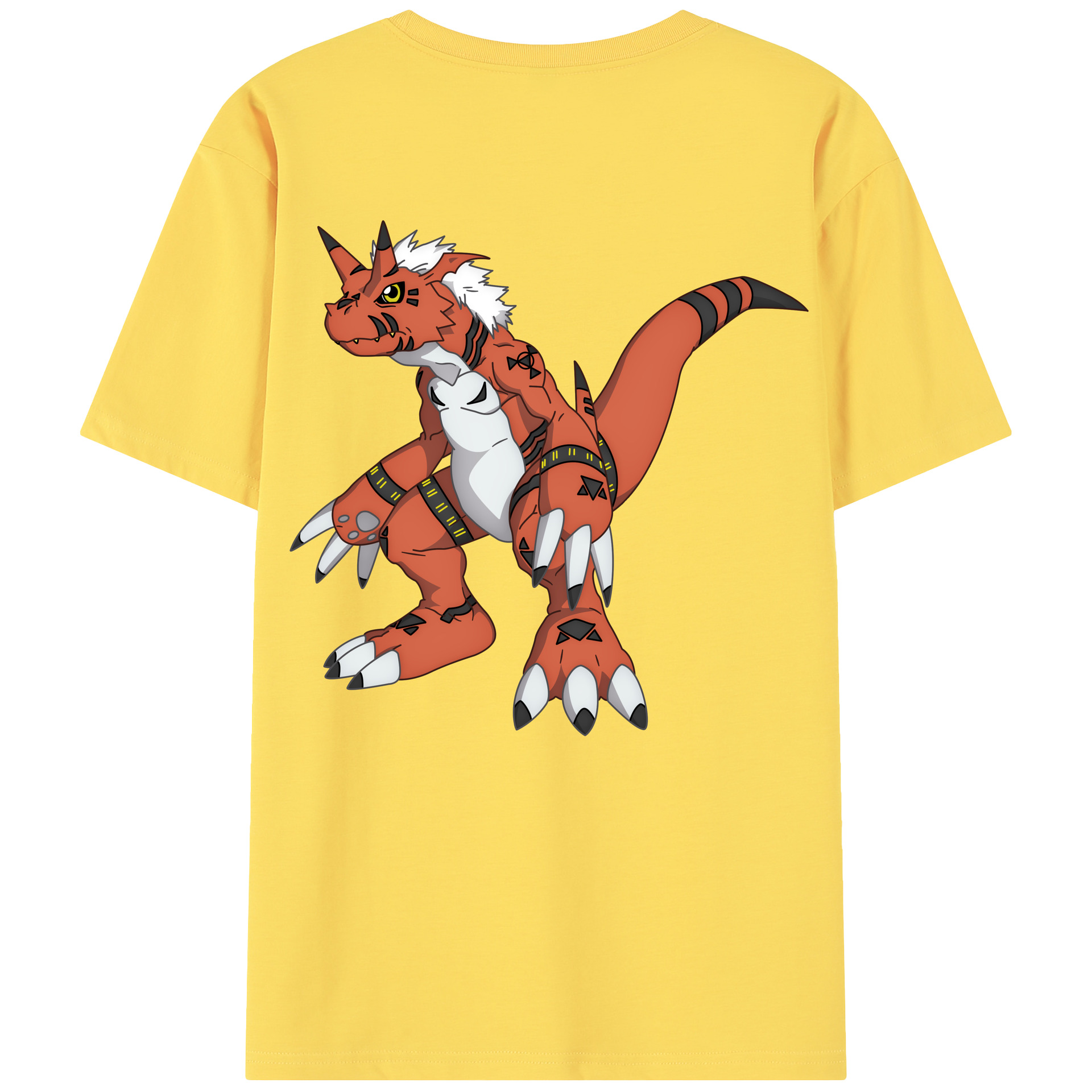 （画像用） Digimon デジタルモンスター/デジモン 綿100％半袖Tシャツ（背面プリント）