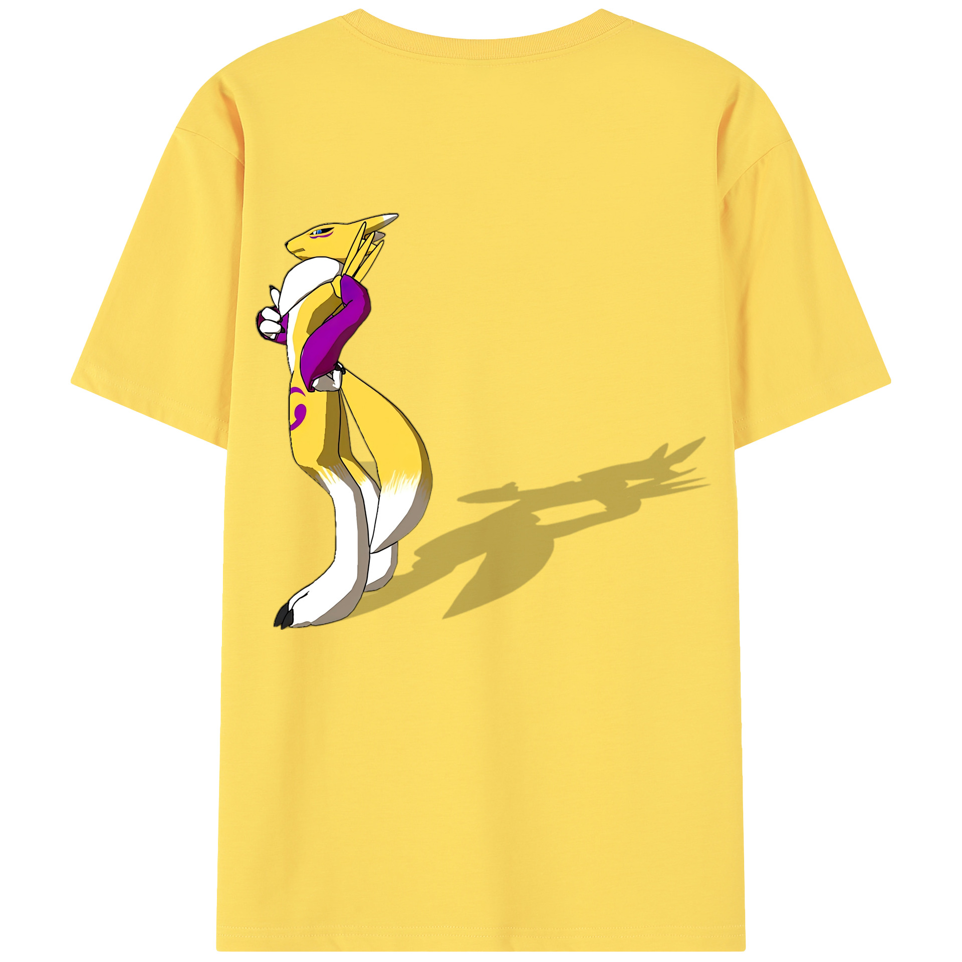 （画像用） Digimon デジタルモンスター/デジモン 綿100％半袖Tシャツ（背面プリント）