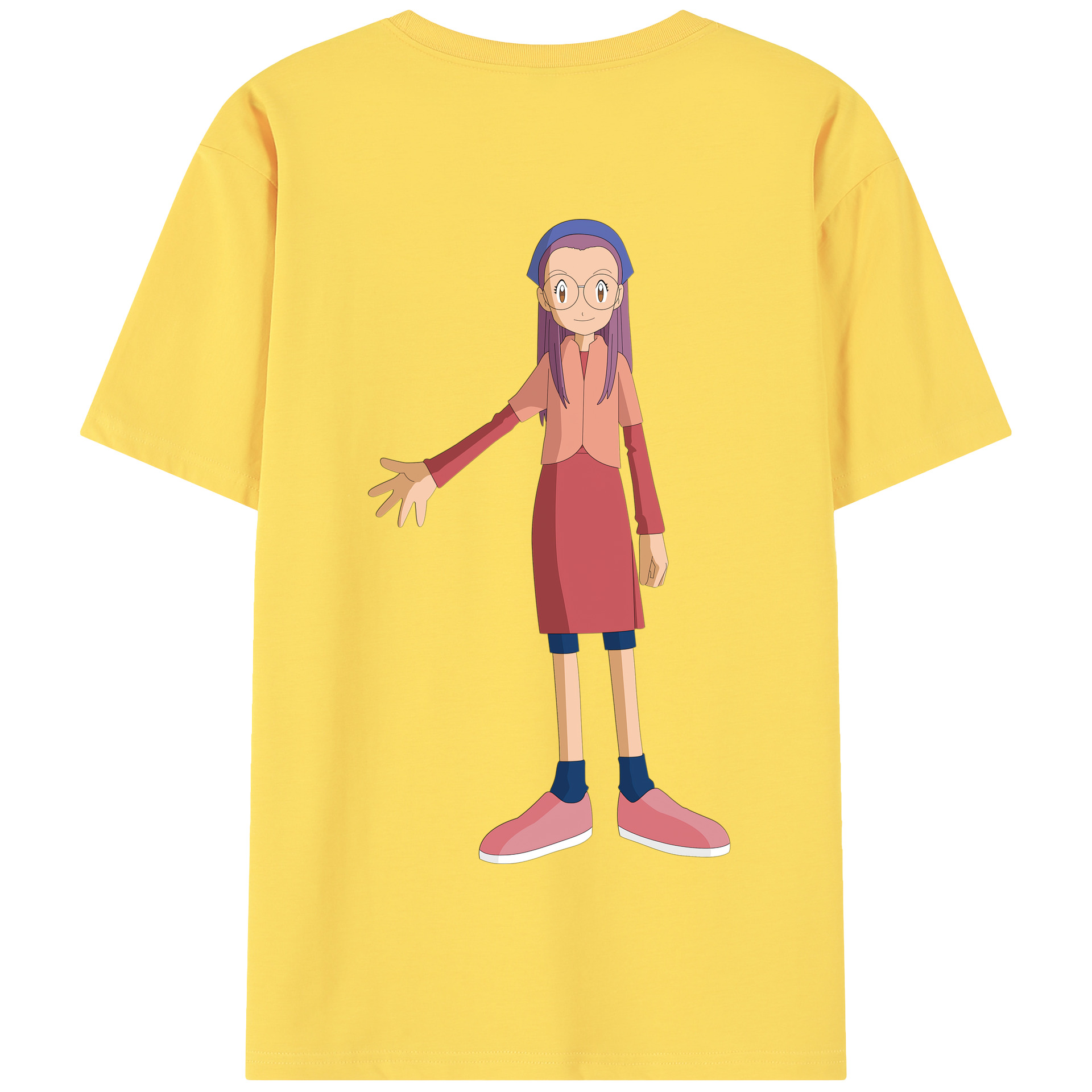 （画像用） Digimon デジタルモンスター/デジモン 綿100％半袖Tシャツ（背面プリント）