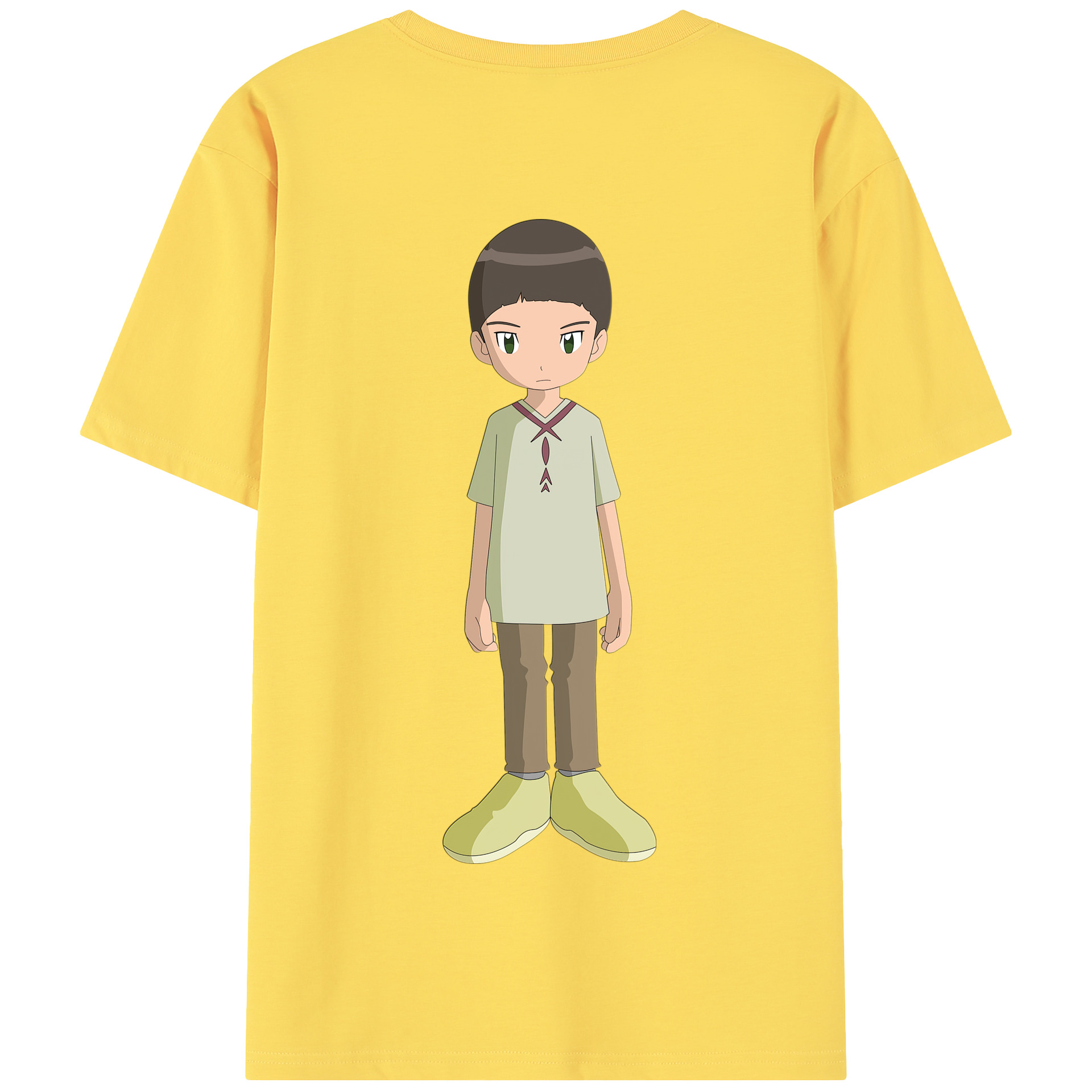 （画像用） Digimon デジタルモンスター/デジモン 綿100％半袖Tシャツ（背面プリント）