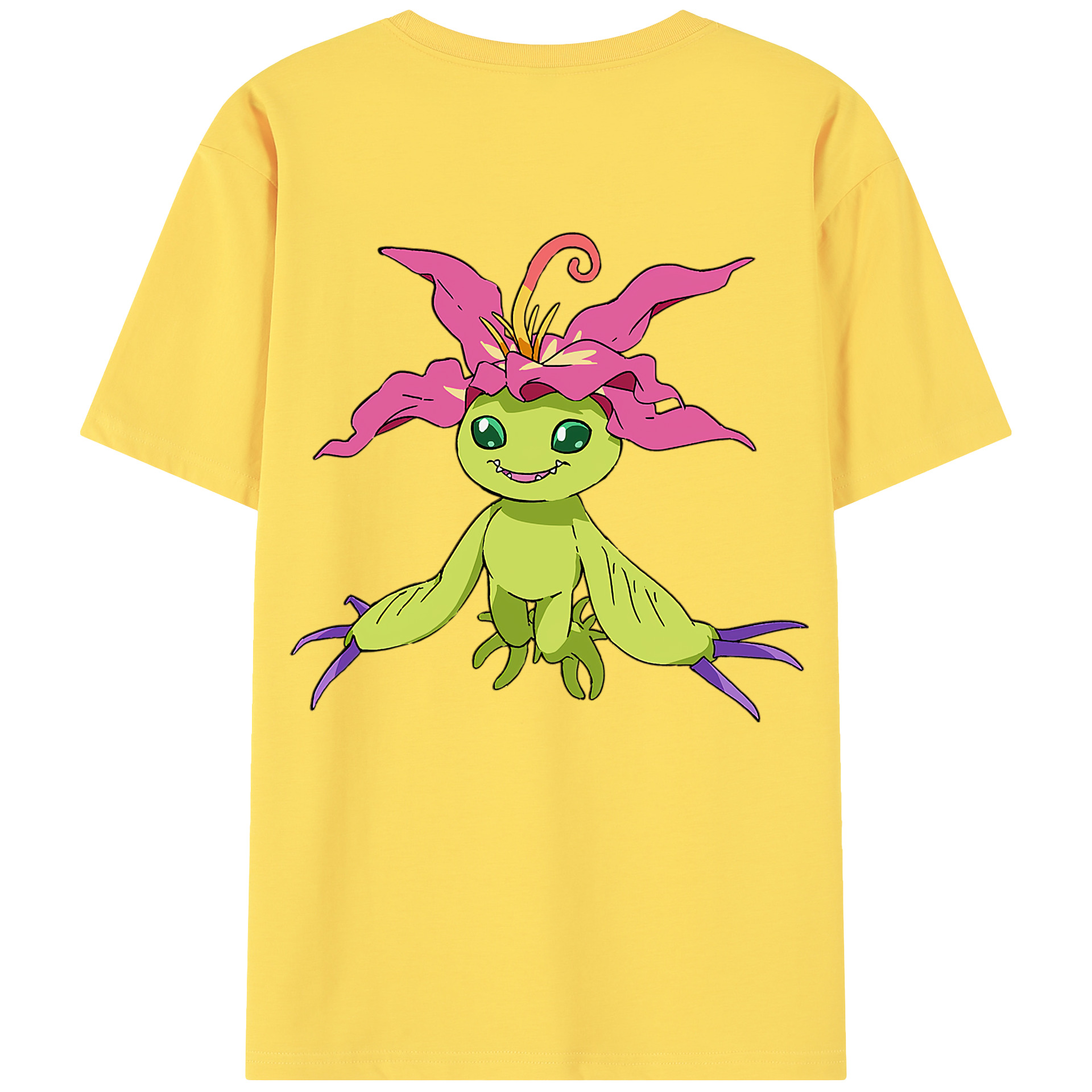 （画像用） Digimon デジタルモンスター/デジモン 綿100％半袖Tシャツ（背面プリント）