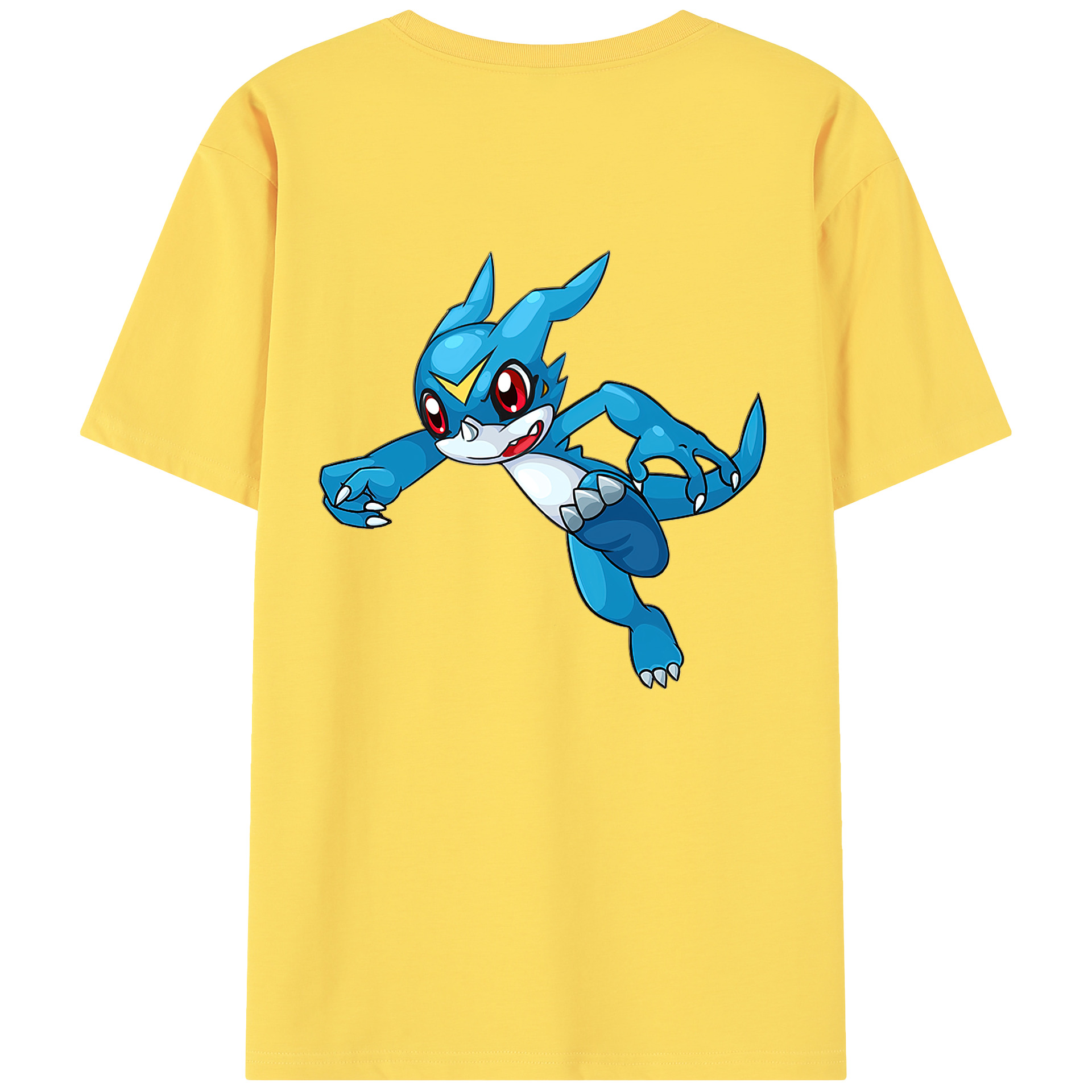 （画像用） Digimon デジタルモンスター/デジモン 綿100％半袖Tシャツ（背面プリント）